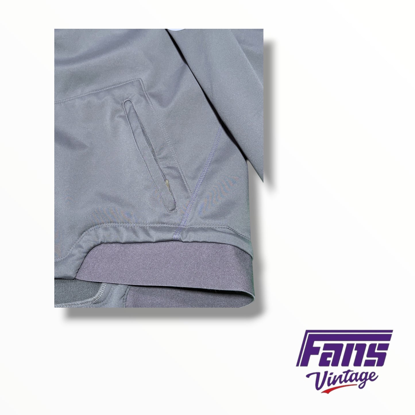 RARE! TCU Nike team issued heavyweight rain gear custom Rose Bowl jacket