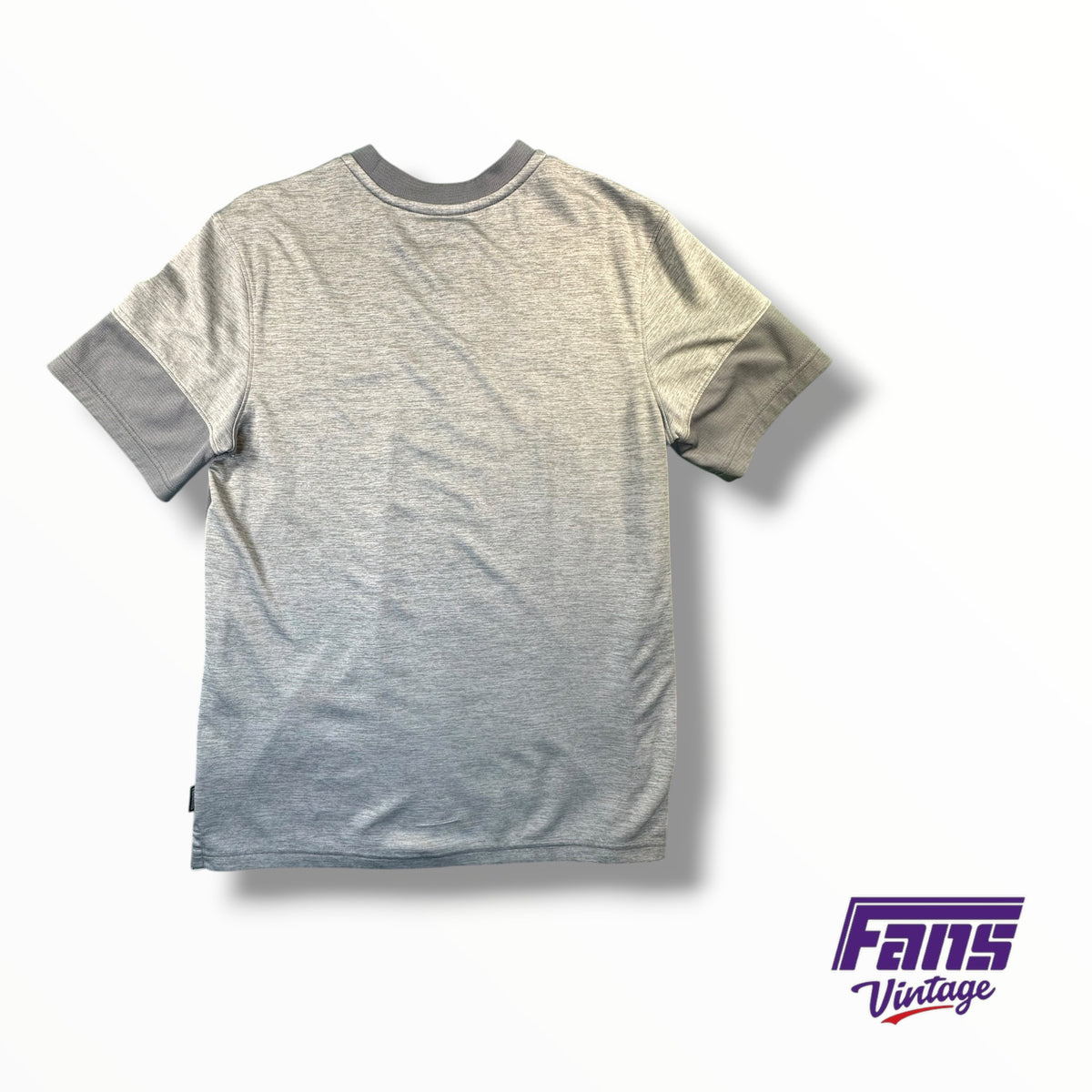 TCU Team Issued Nike Two Toned Gray Mesh Dri-Fit Tee