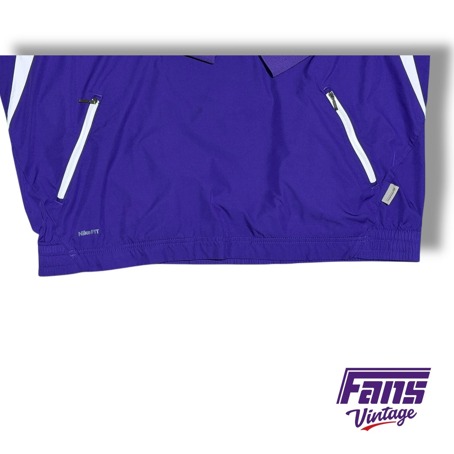 Vintage TCU Y2K Era Team Issued Nike Quarter Zip Pullover
