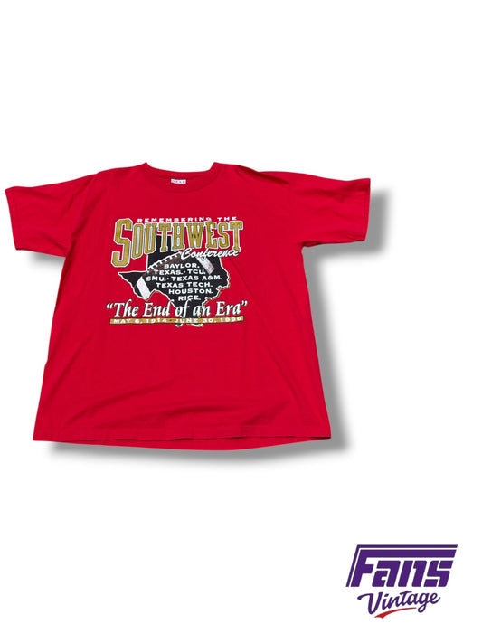 Rare! Vintage Southwest Conference Football ‘The End of an Era’ Tee