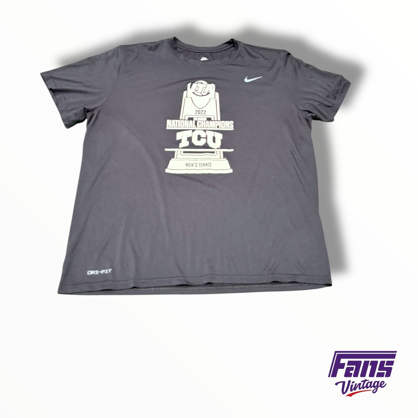 TCU Nike Team Issued Men’s Tennis National Champions T-Shirt