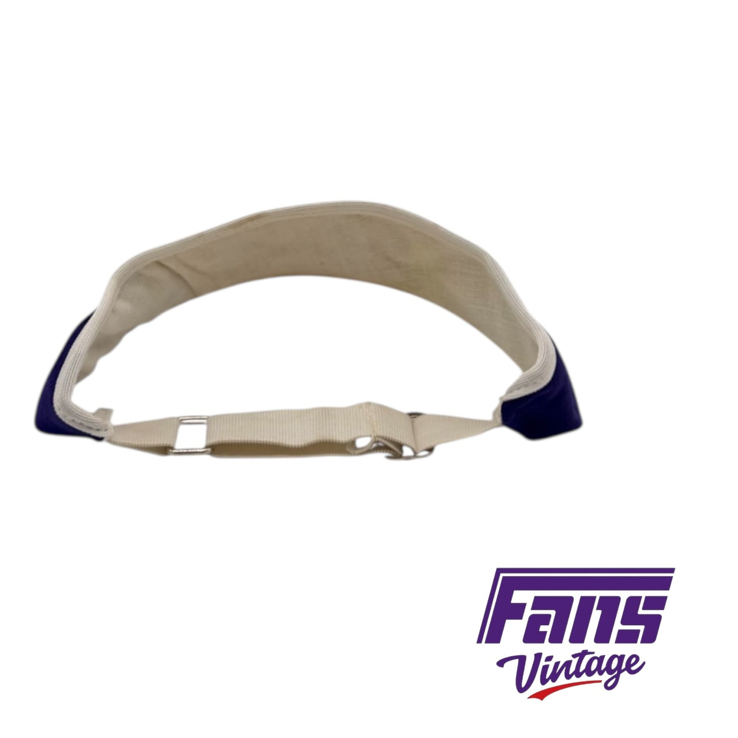 RARE! Vintage TCU ‘Flying T’ visor with unique logo appliqué