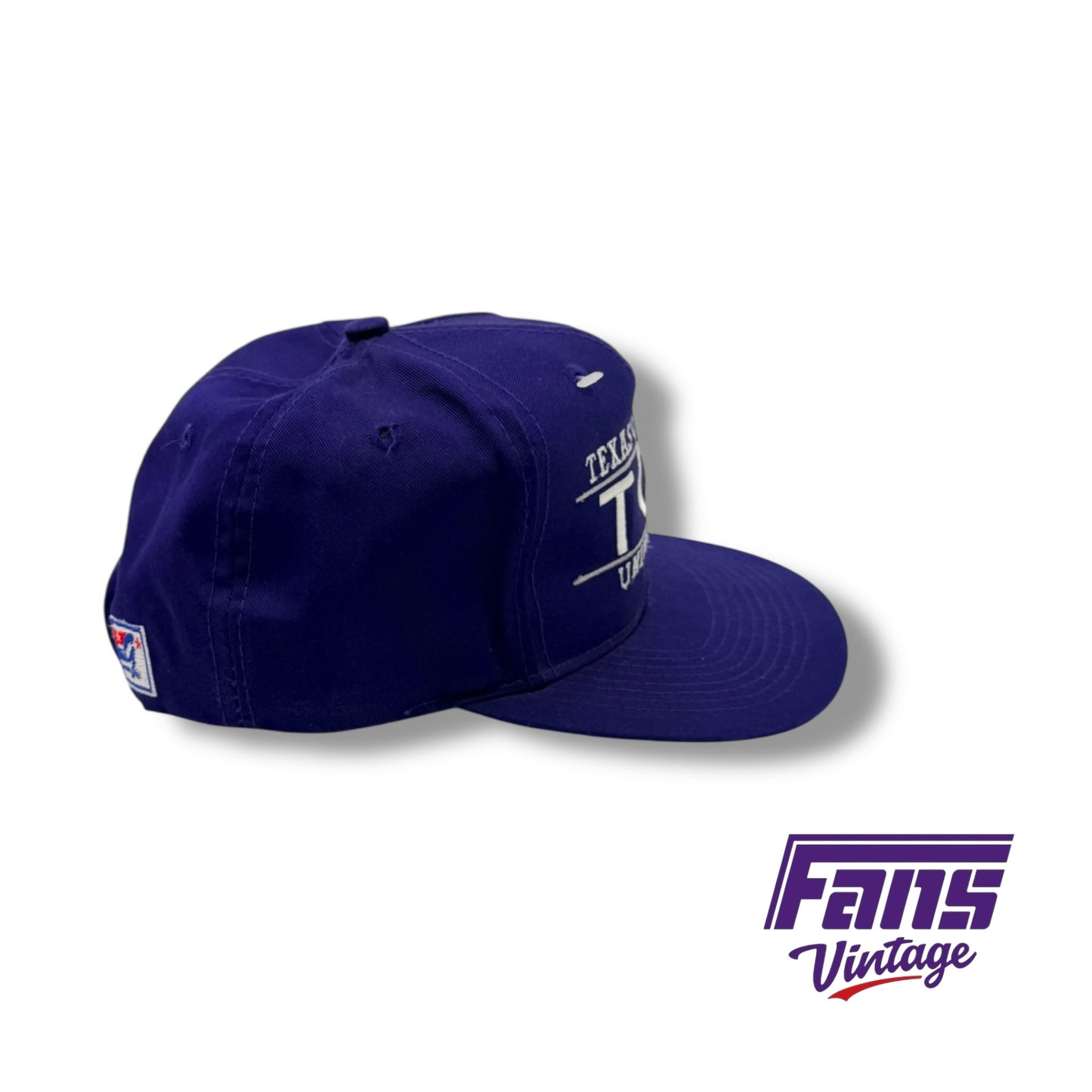 RARE 90s Vintage TCU early edition “The Game” 90s Split Bar logo SnapBack Hat