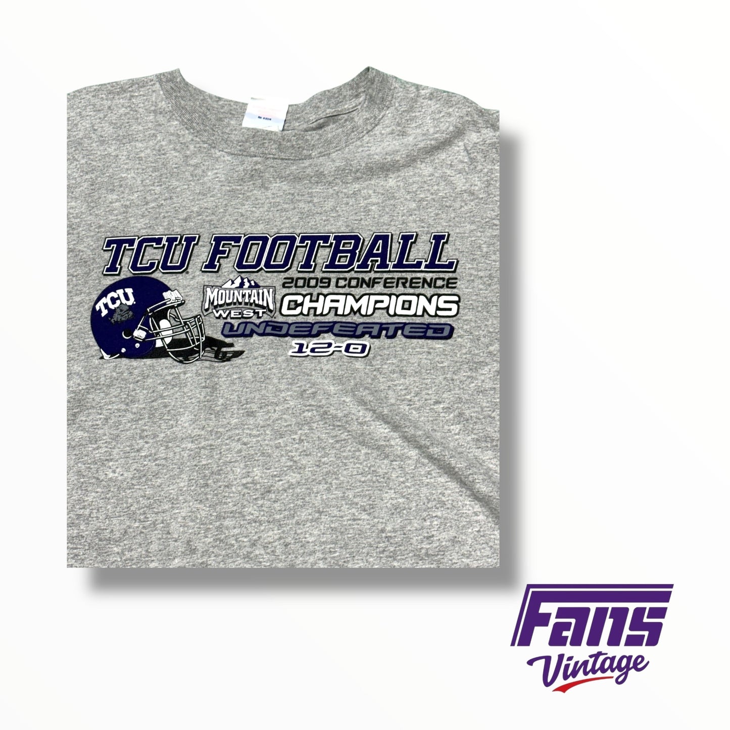 Vintage 2009 TCU Football Mountain West Conference Champions T-Shirt