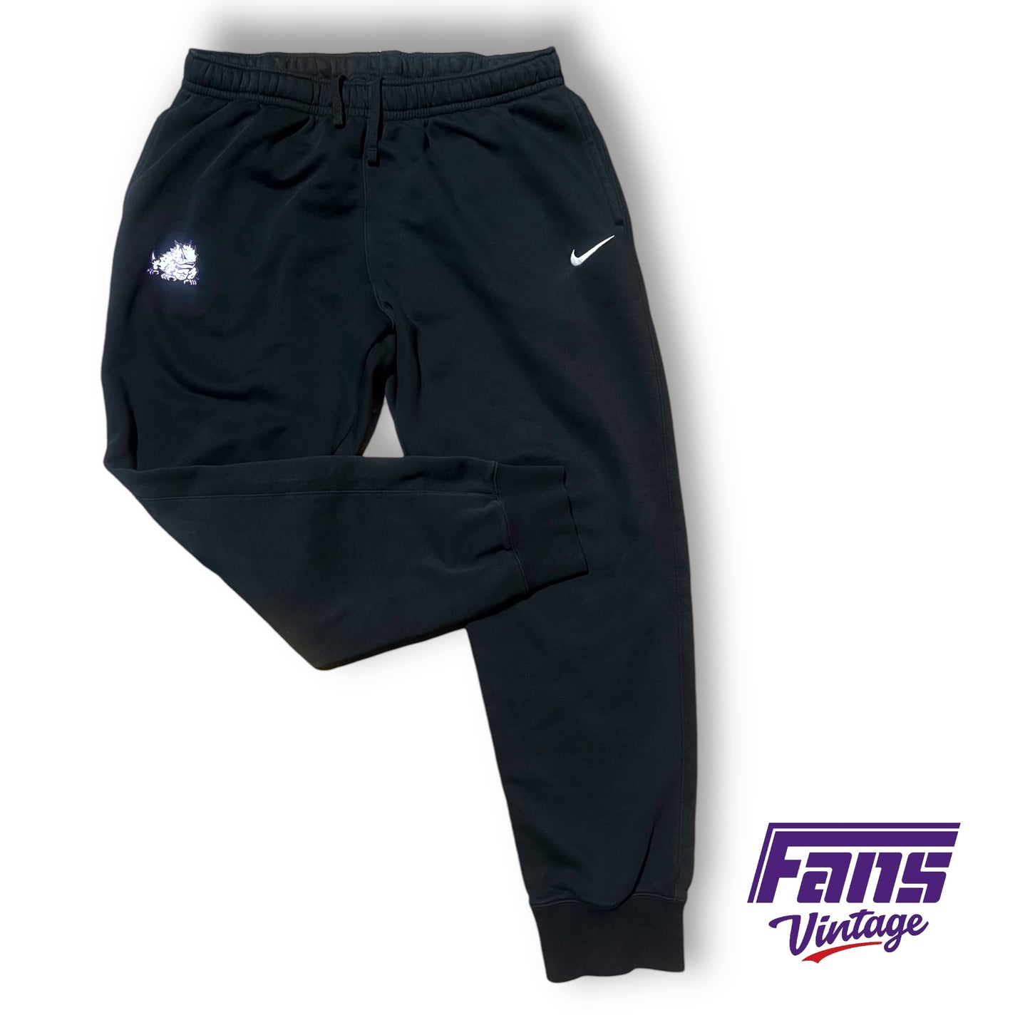 TCU Team Issue Nike Ultra Cozy Sweatpants with Horned Frog Logo