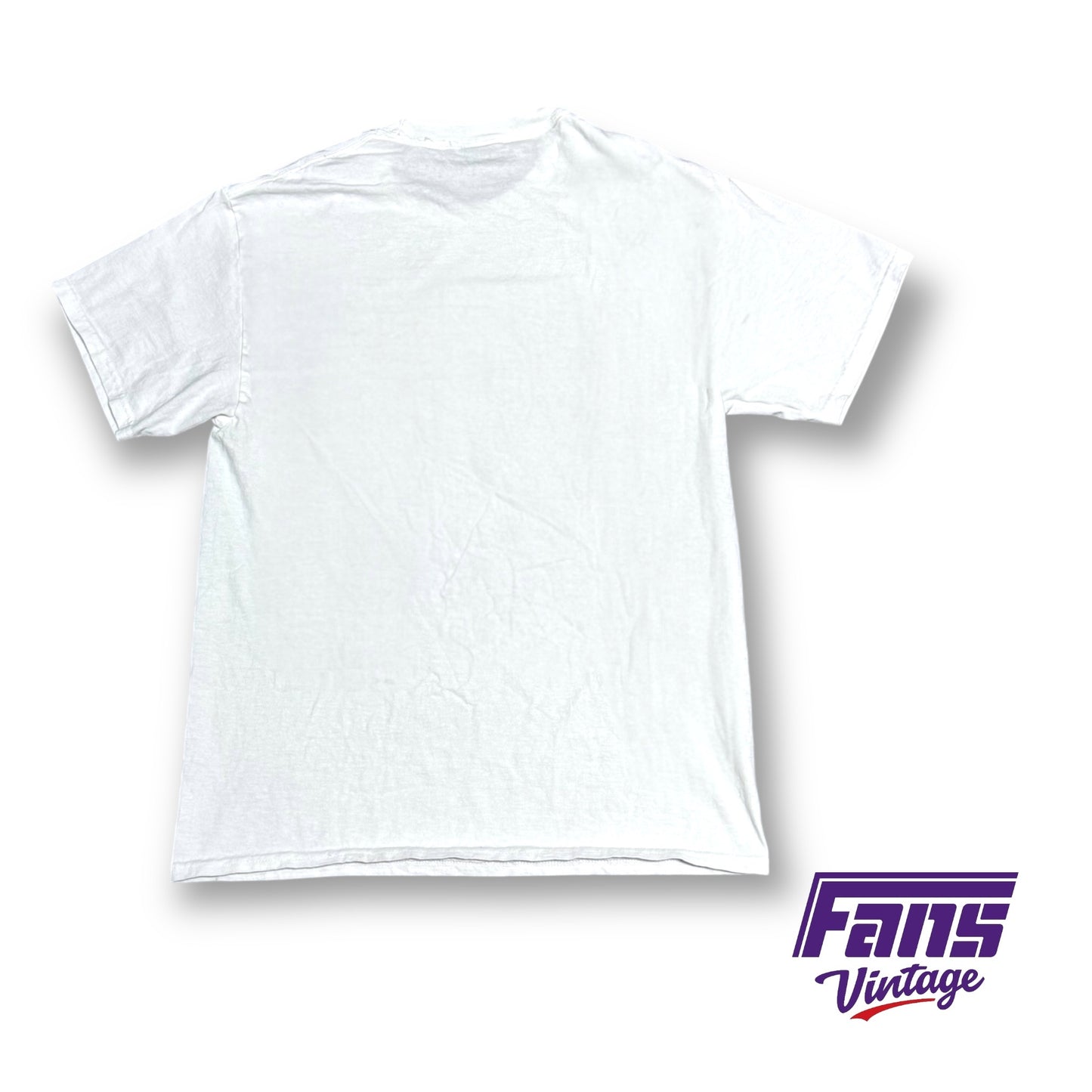 TCU Basketball Team Issue Sideline Shirt - Upside Down “Horned Frogs” Logo in Spit Blood Colorway