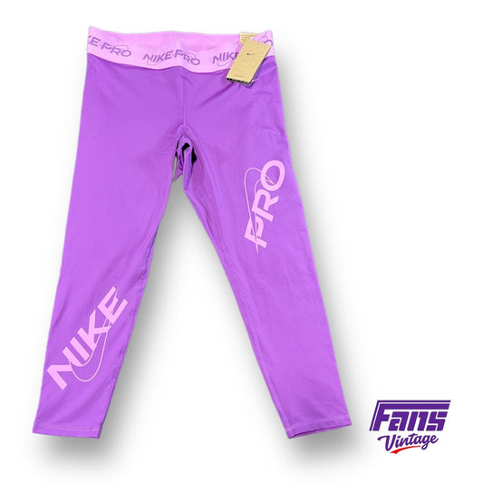 TCU Women’s Basketball Nike Pro Compression Tights - New with tags!