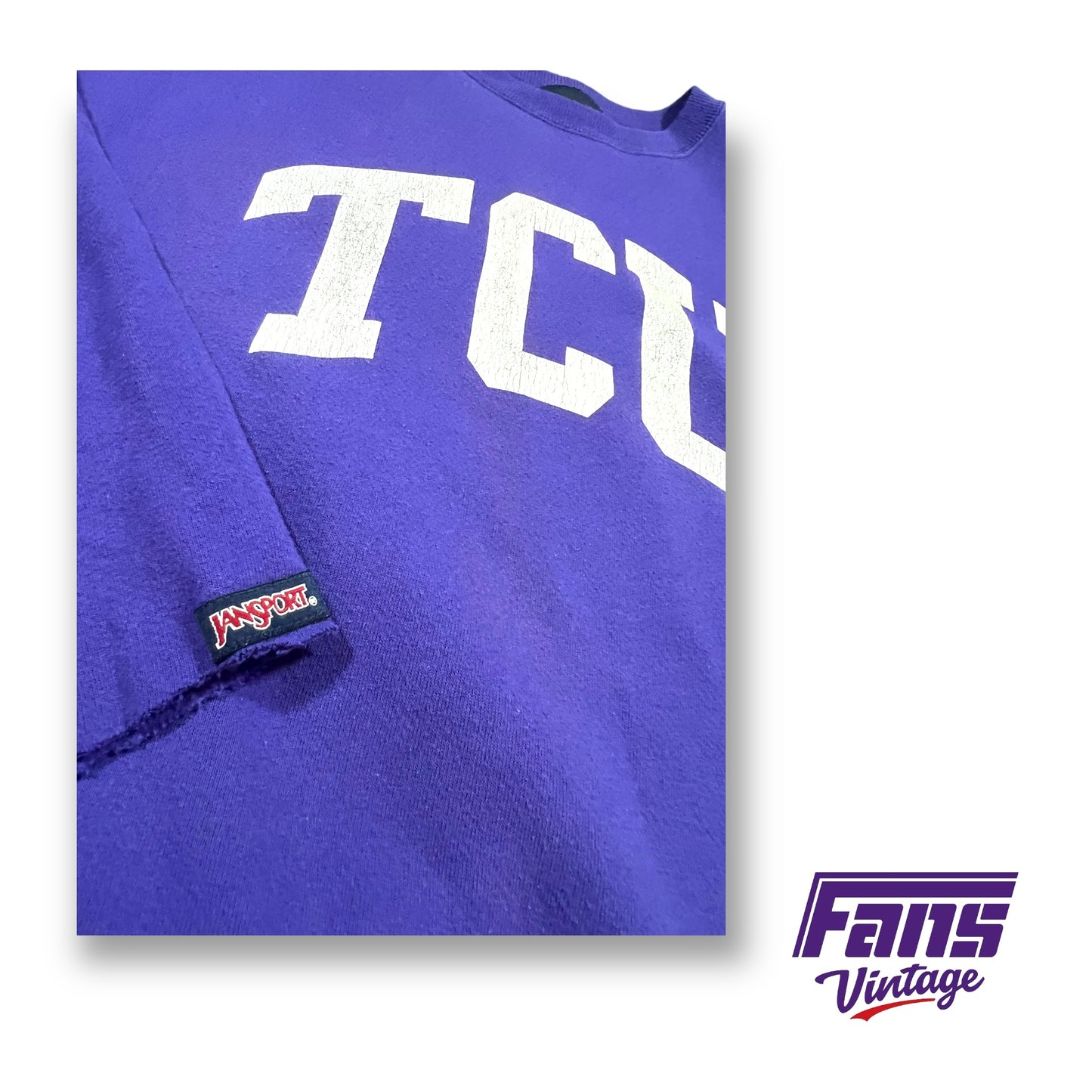 Vintage Jansport TCU crewneck sweater