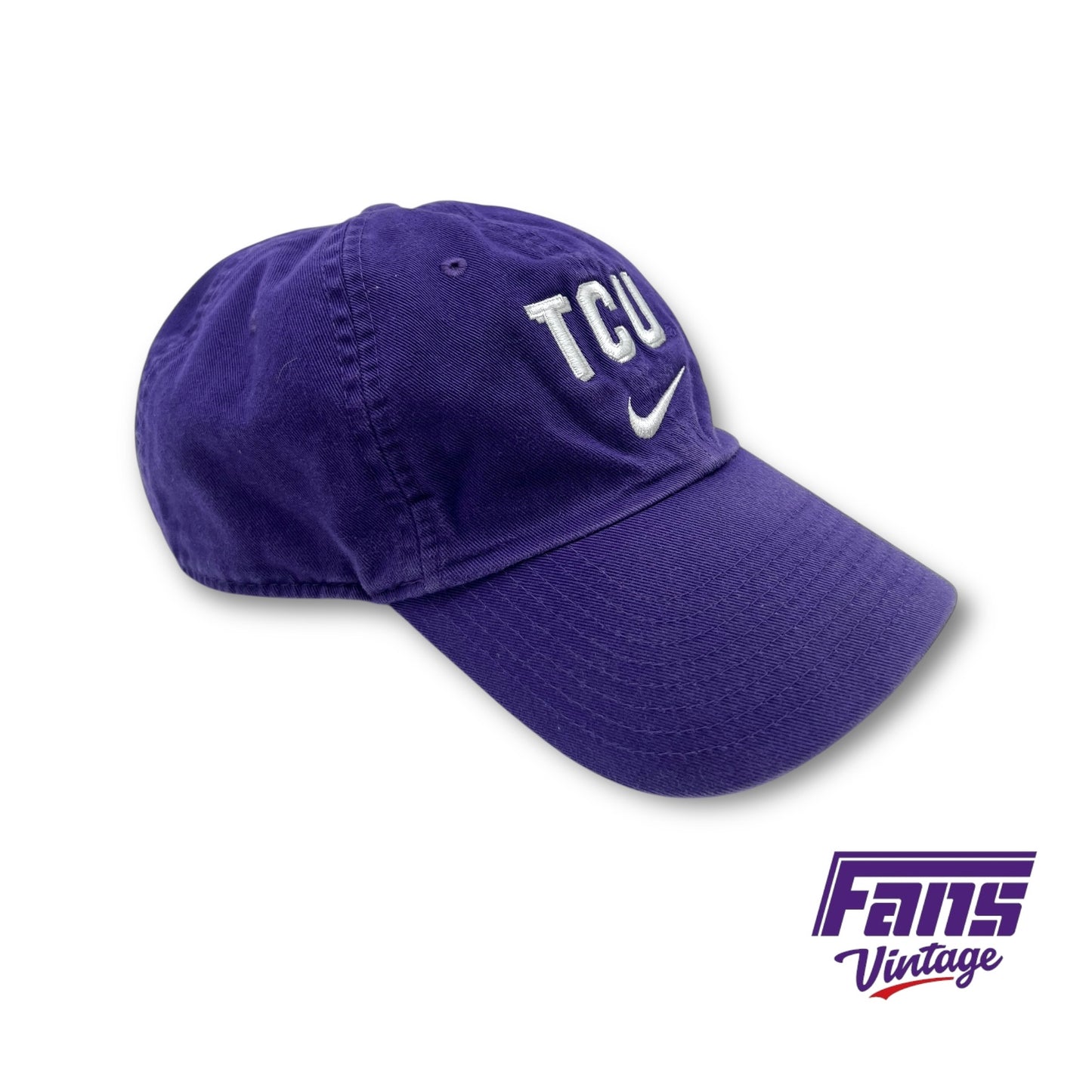 TCU Football Team Issue Nike Dad Hat with Shadow Logo