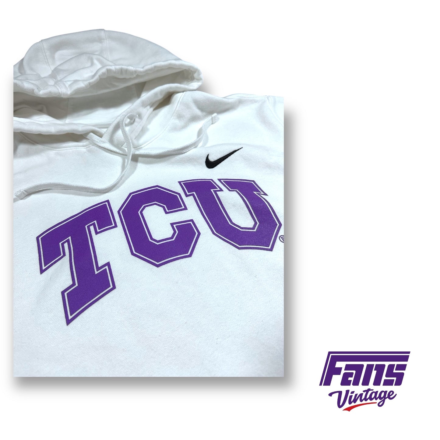 TCU Team Exclusive Nike Hoodie - Unique Light Purple Logo