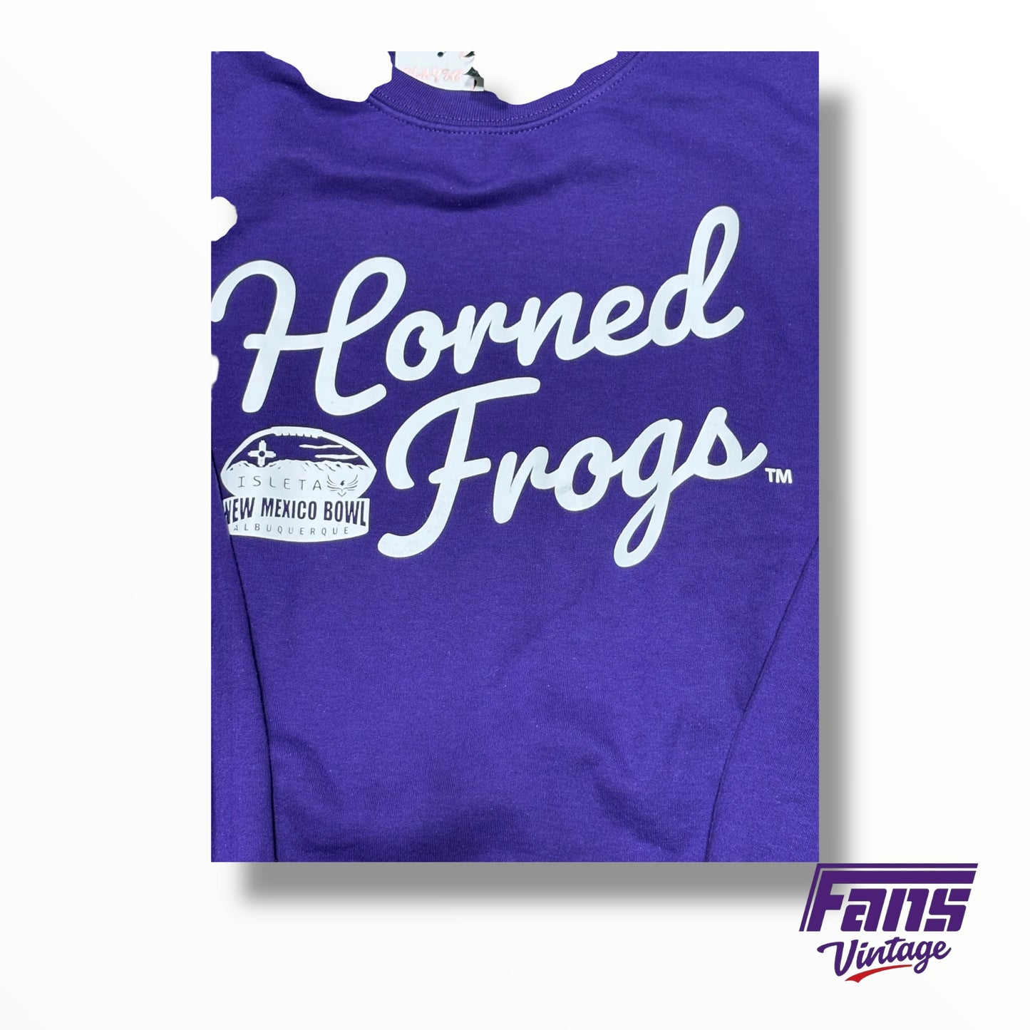 TCU New Mexico Bowl Player Issued Crewneck Sweatshirt