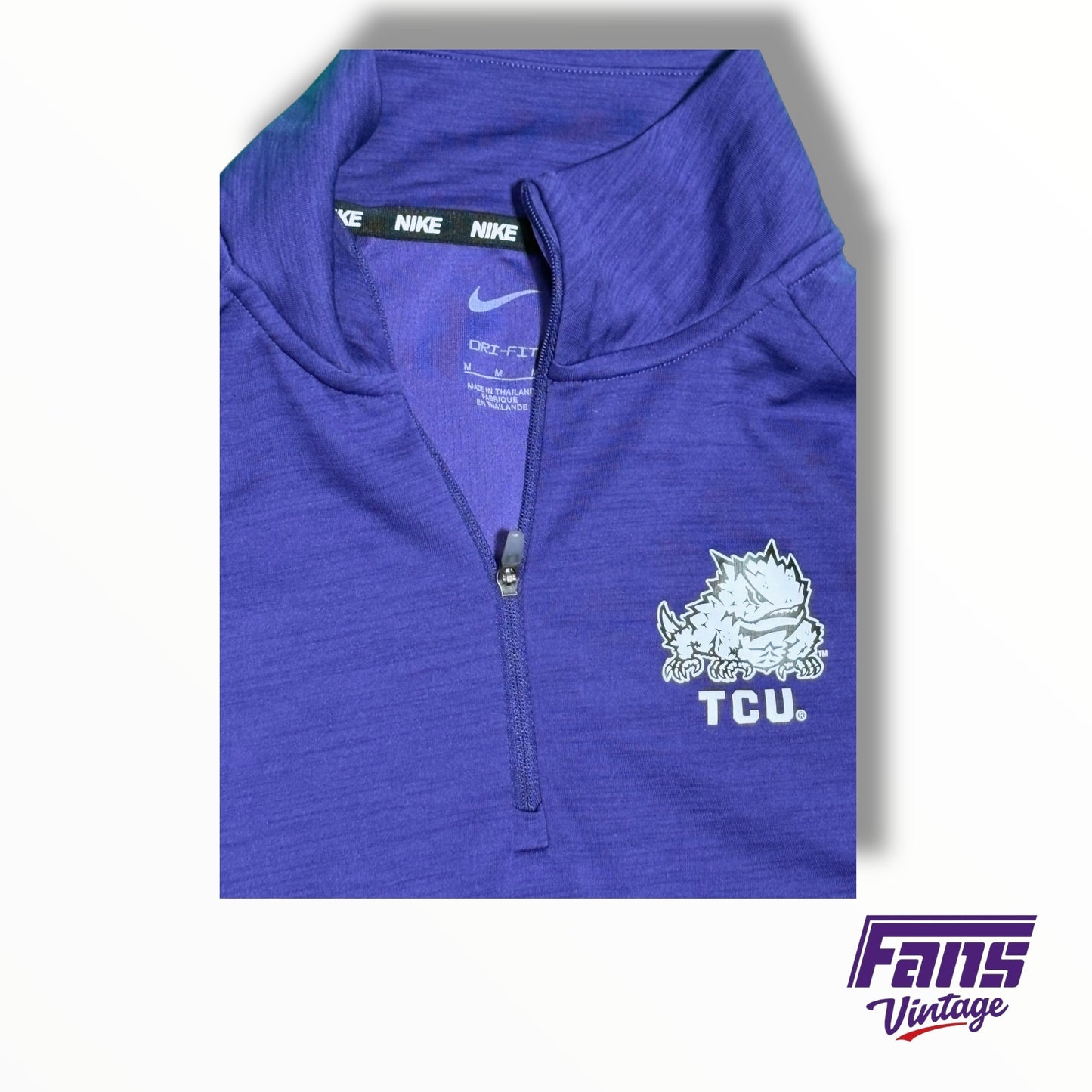 TCU Nike Team Issued Horned Frogs Women’s Quarter Zip ￼