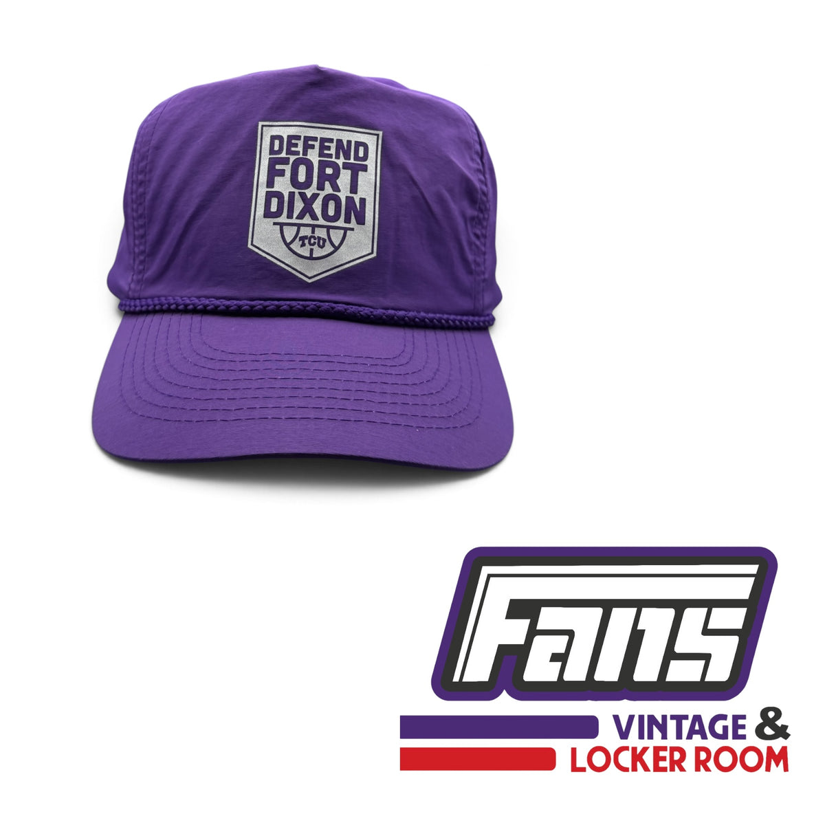 TCU Basketball ‘Defend Fort Dixon’ 90s Throwback Snapback Rope Hat