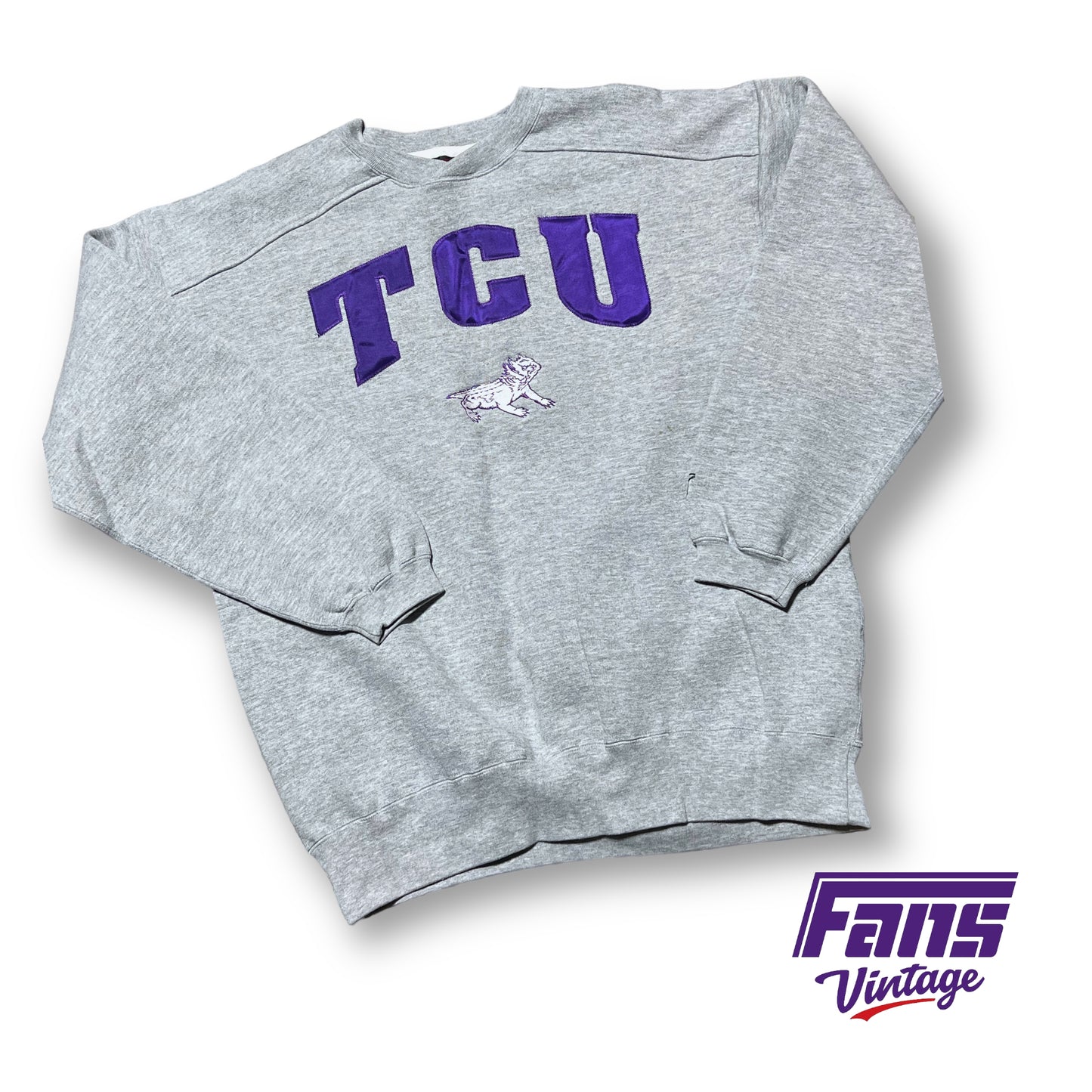 Rad Starter brand Vintage 90s TCU Sweater