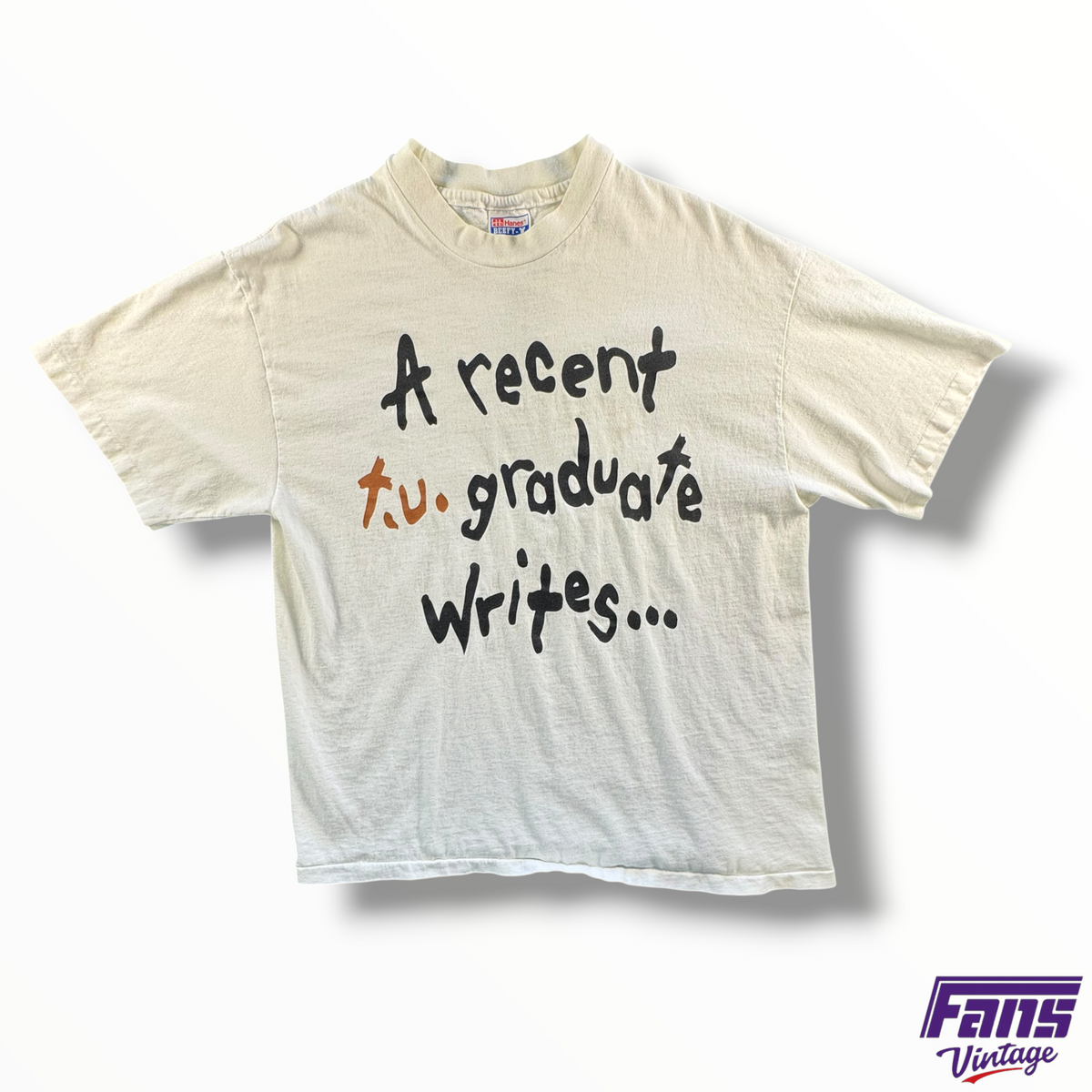 Vintage 90s Horns Down Joke Tee