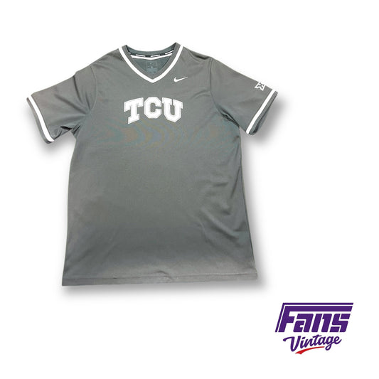 2022 TCU Baseball Game Worn Jersey - CWS Season Practice Jersey! #30