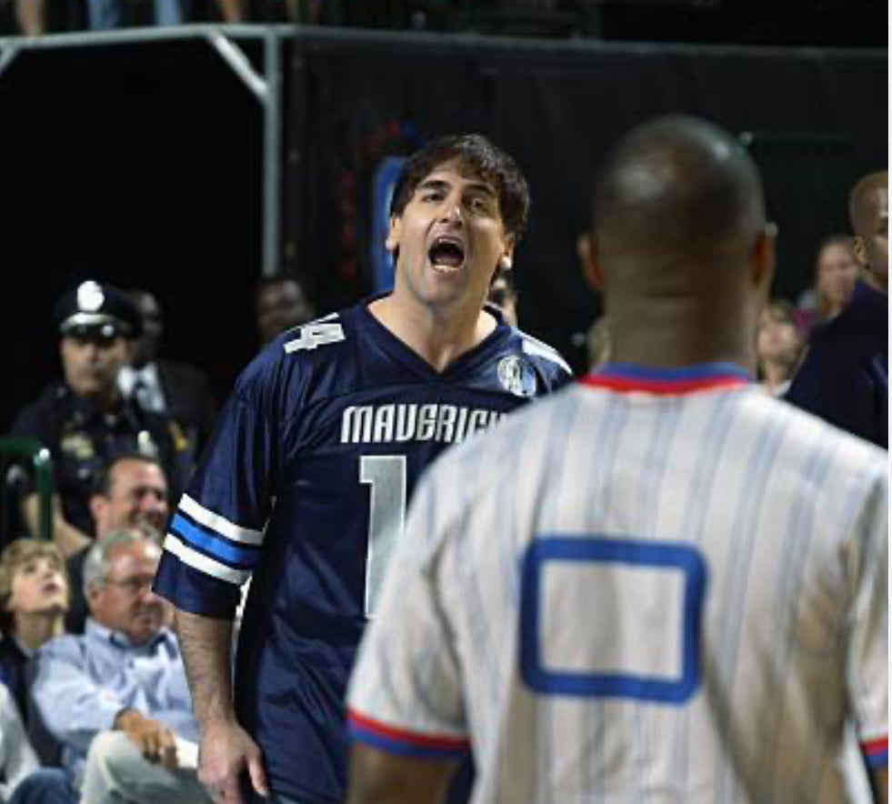 RARE Vintage Dallas Mavericks Mark Cuban custom “$” Jersey