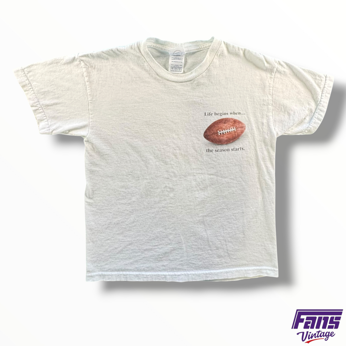 Vintage 90s “Life Begins When The Season Starts.” Shirt