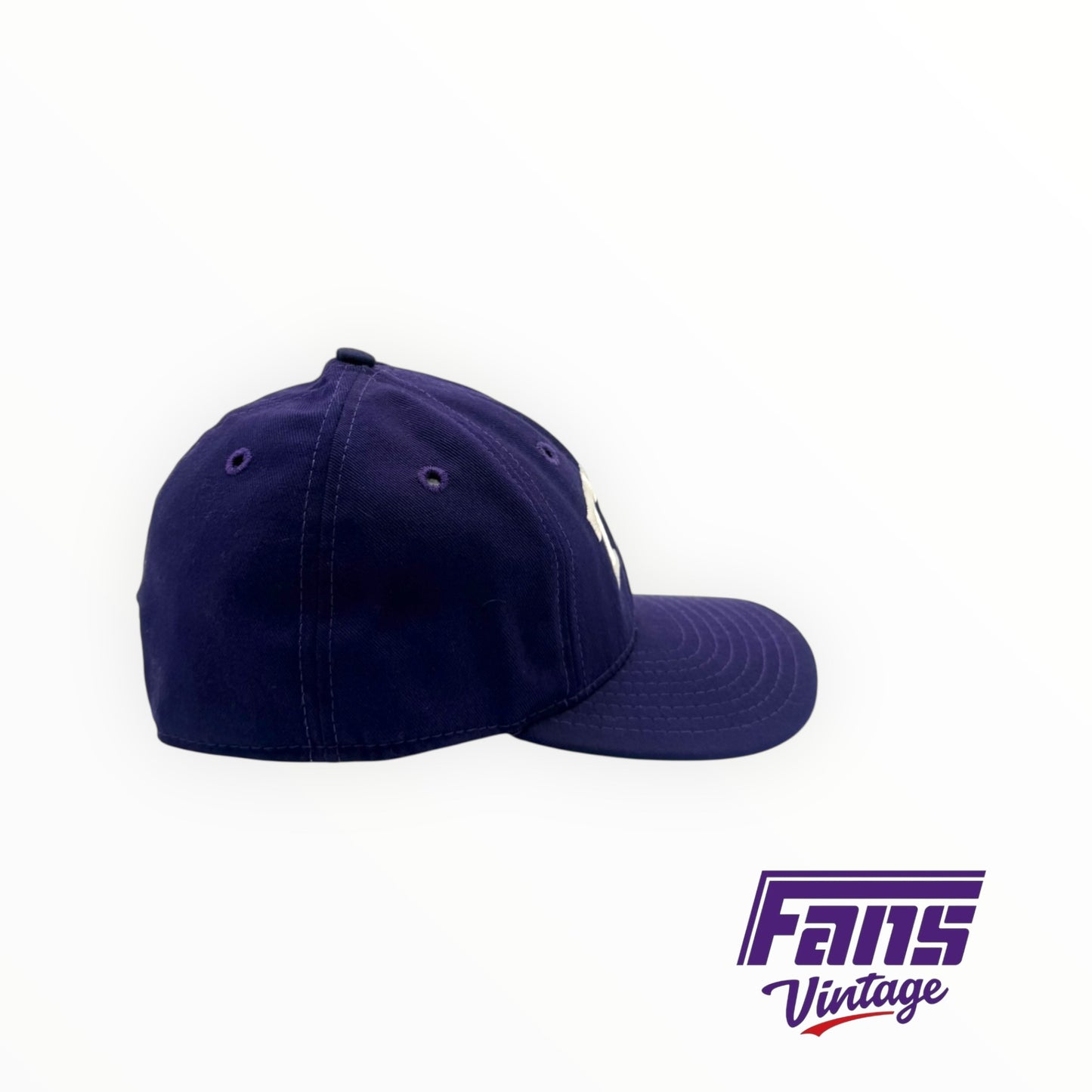 90s Vintage TCU fitted hat with awesome throwback Horned Frog logo