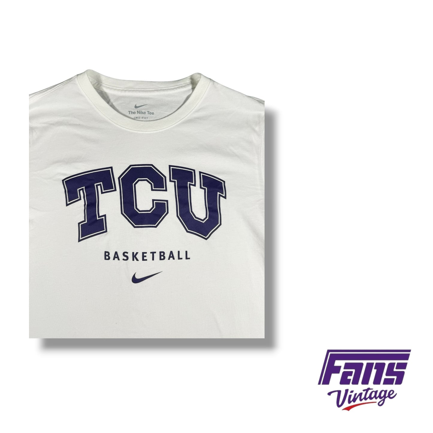 TCU Basketball Nike Team Issued Tee