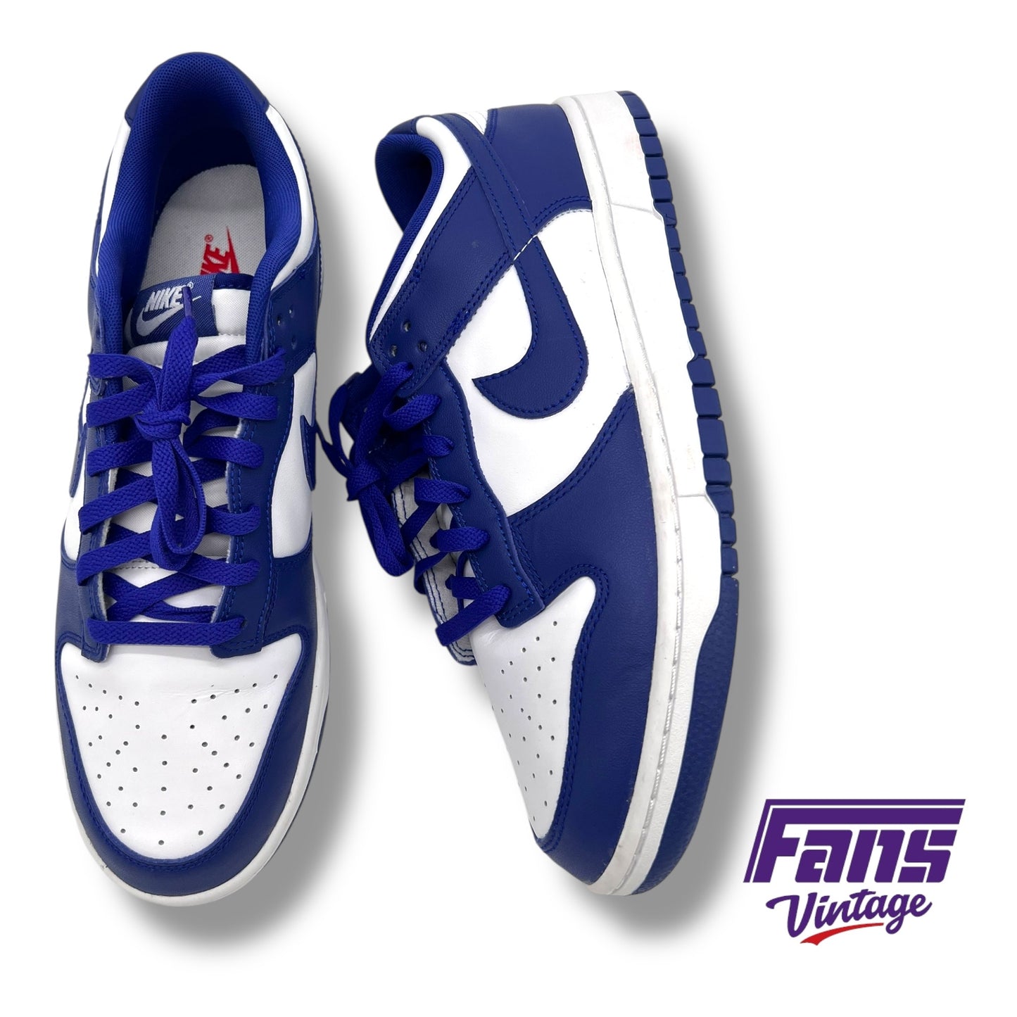 TCU Baseball Post Season Swag Nike Dunk Low “Concord” - Team Issued