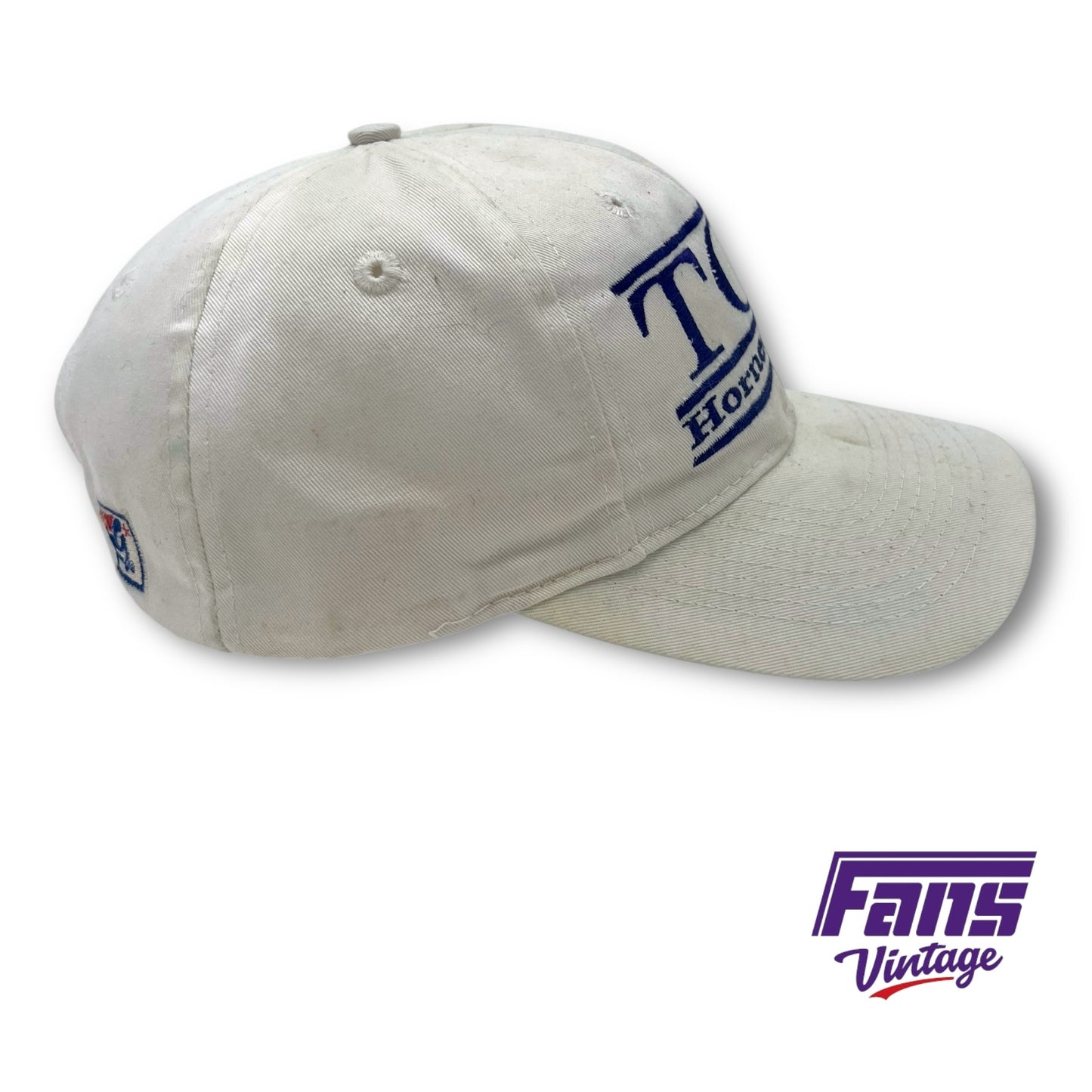 TCU Vintage 90s “The Game” Snap Back Hat - Distressed Party Beater Vibe With Throwback Split Bar Logo