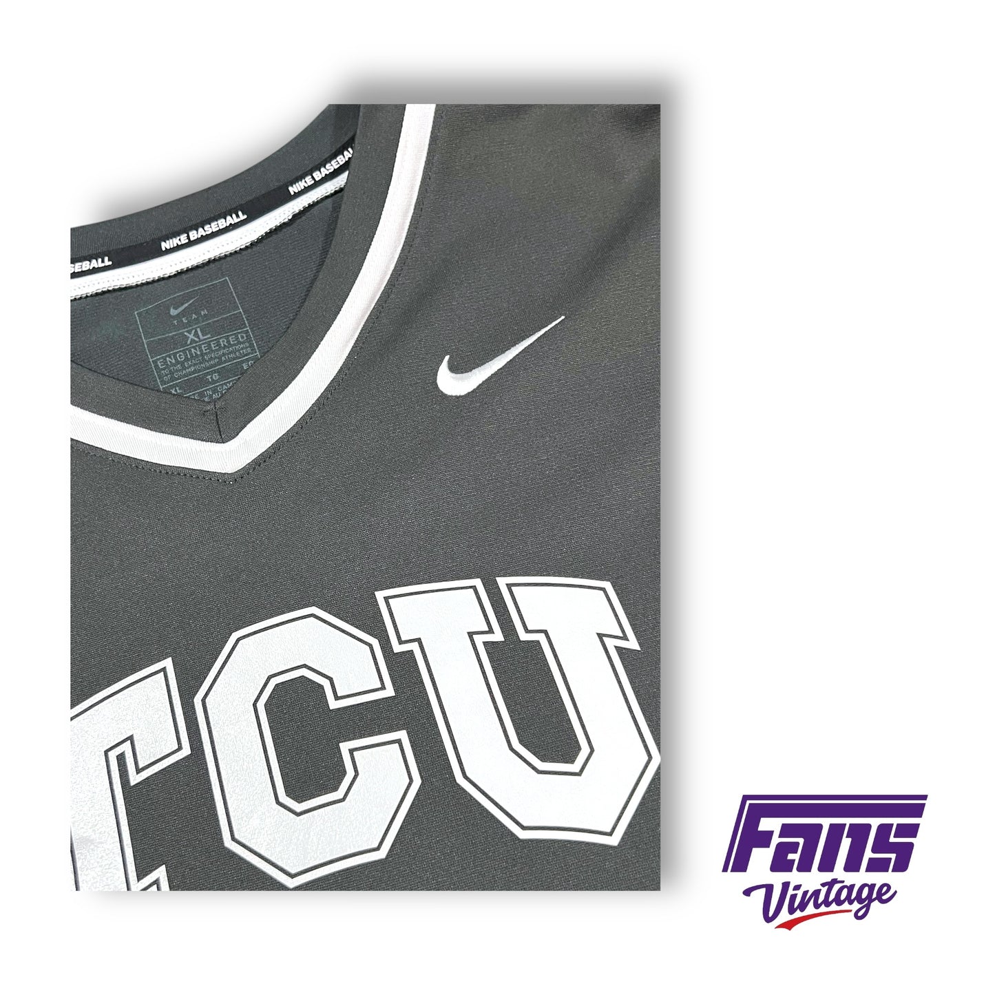 2022 TCU Baseball Game Worn Jersey - CWS Season Practice Jersey! #30