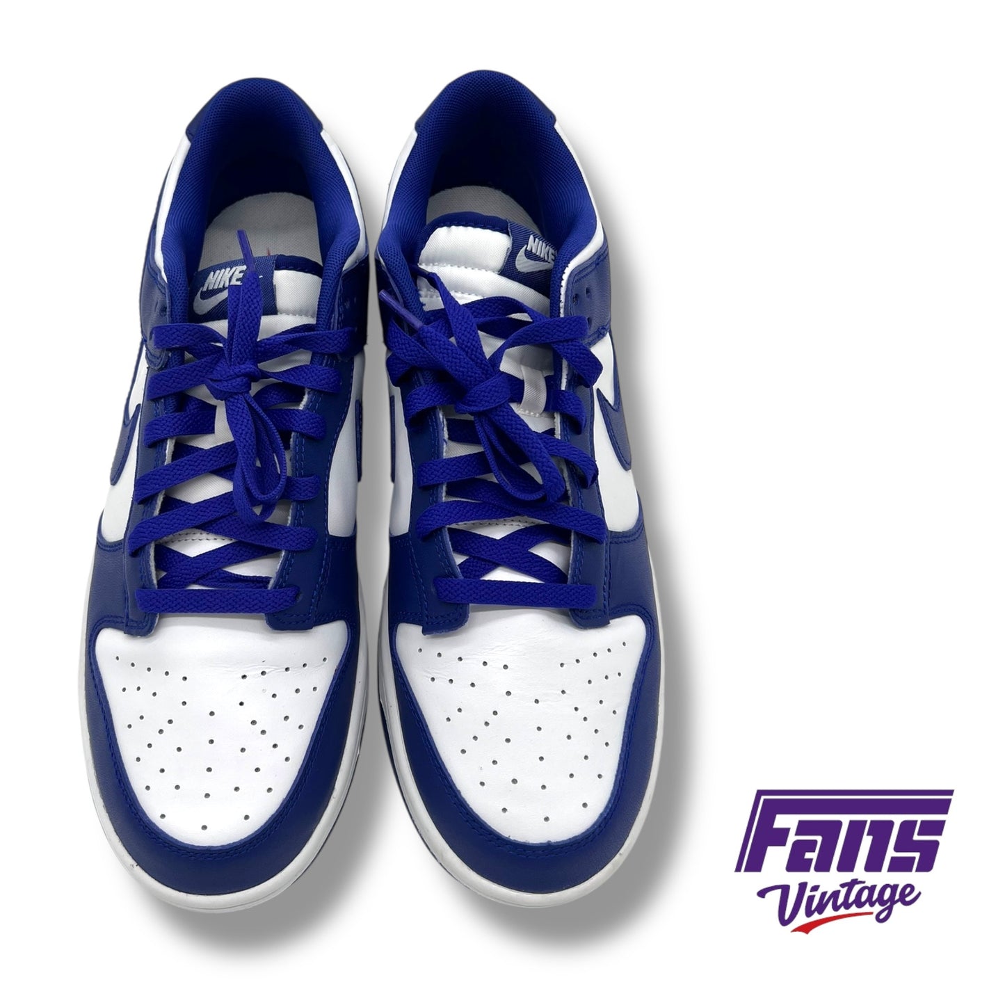 TCU Baseball Post Season Swag Nike Dunk Low “Concord” - Team Issued