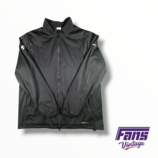 TCU Golf Nike Team Issued Storm-Fit blackout jacket