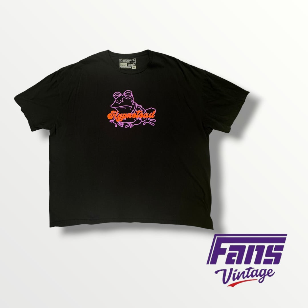 TCU Hypnotoad Cotton Tee with Neon Script from the Natty Season