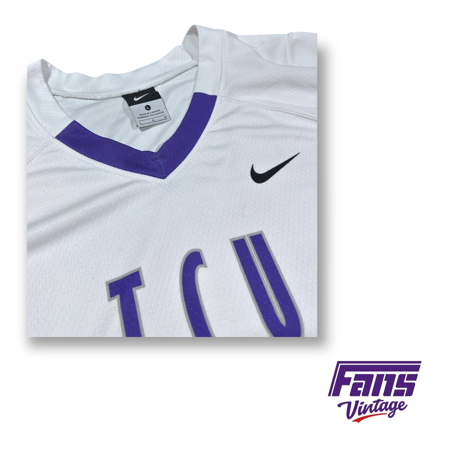 TCU Lacrosse Vintage Game Worn Jersey