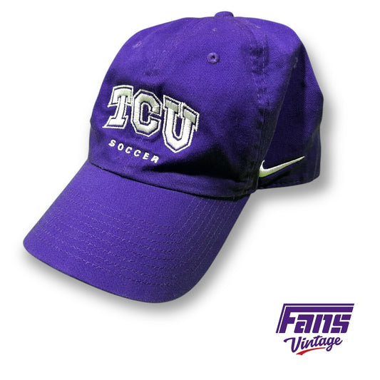 Nike TCU Soccer Team Issue Purple “Dad” Hat - New!