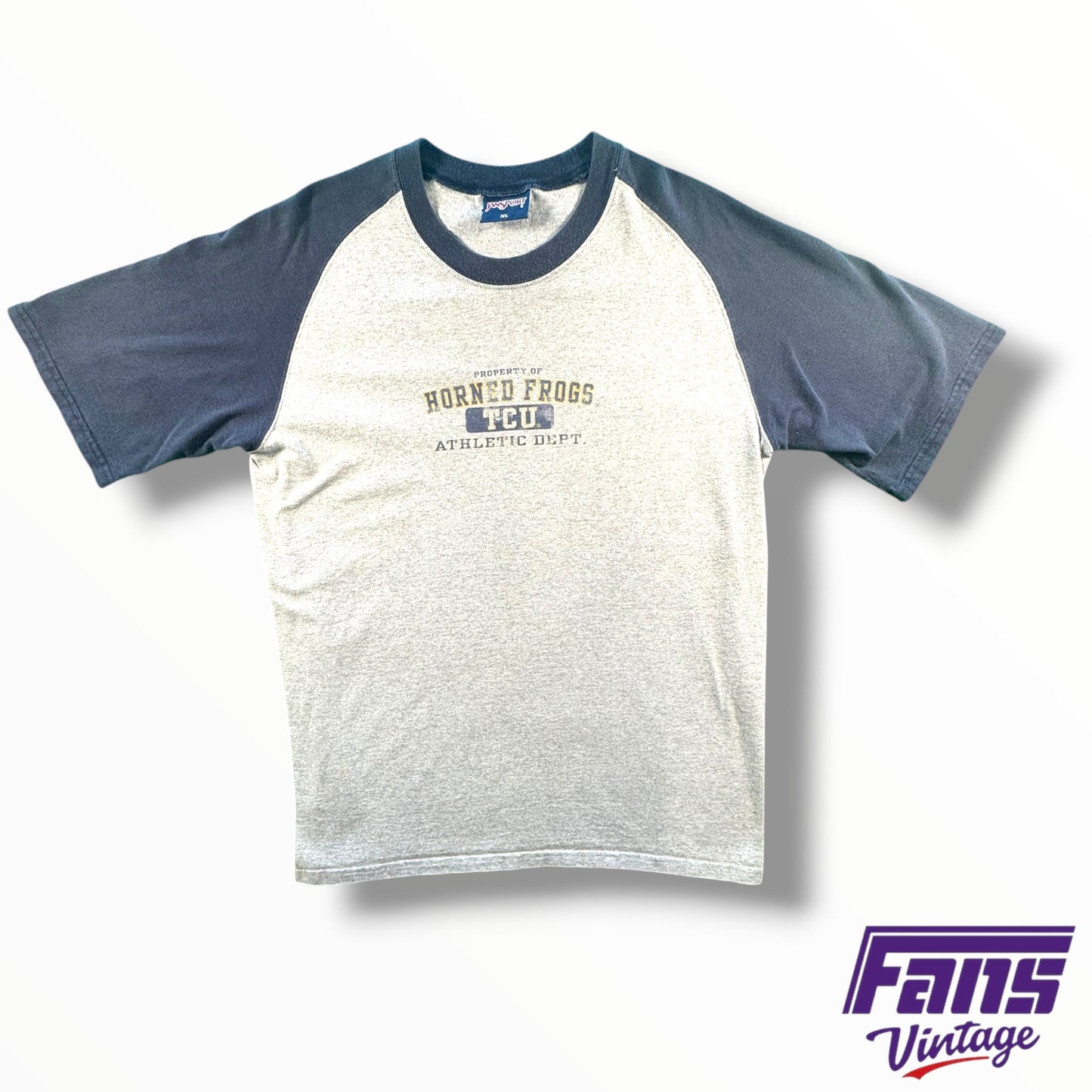 Vintage TCU Baseball 90s Raglan Tee