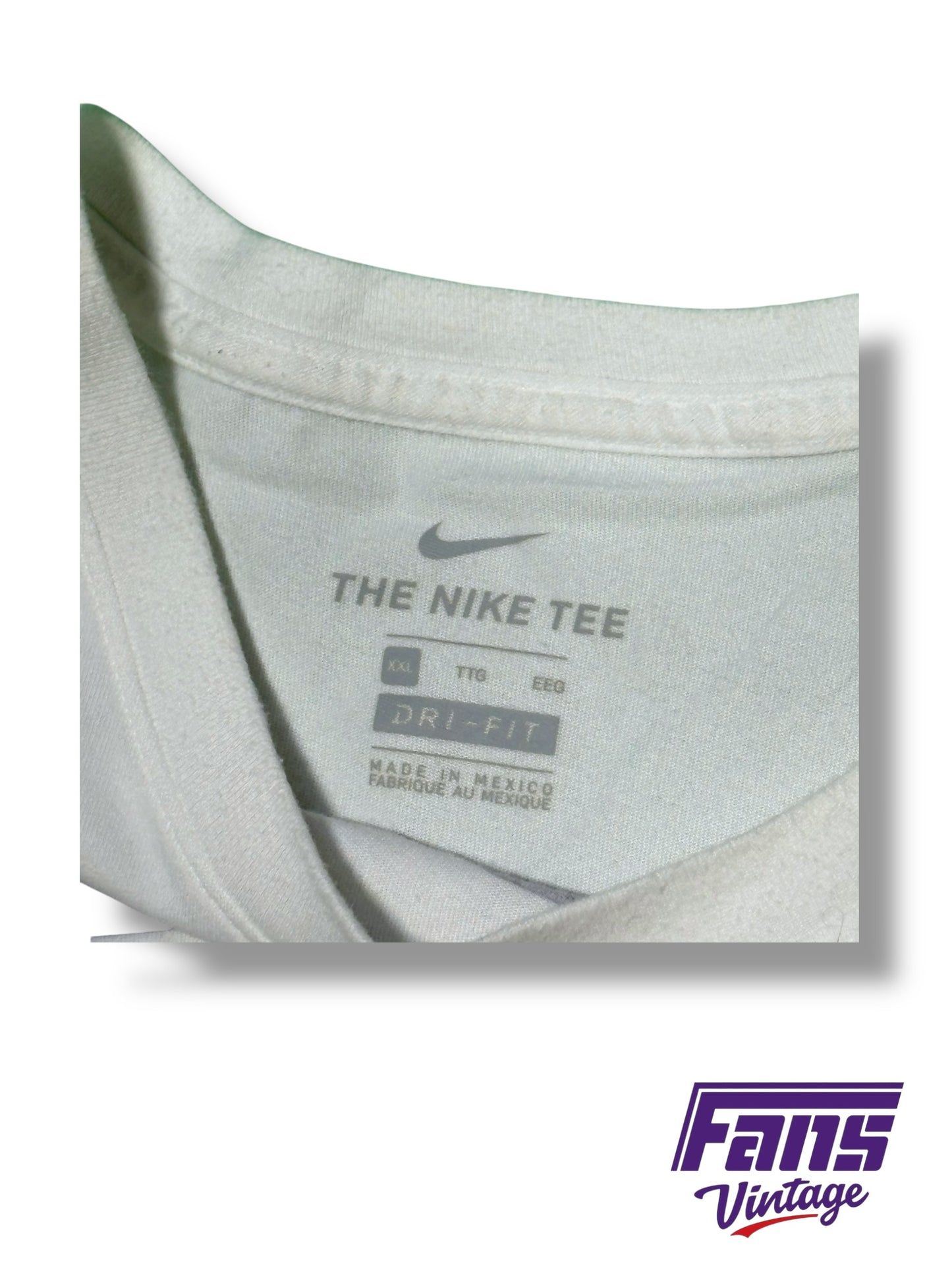 TCU Nike team issued “Fear the Frog” whiteout Drifit tee