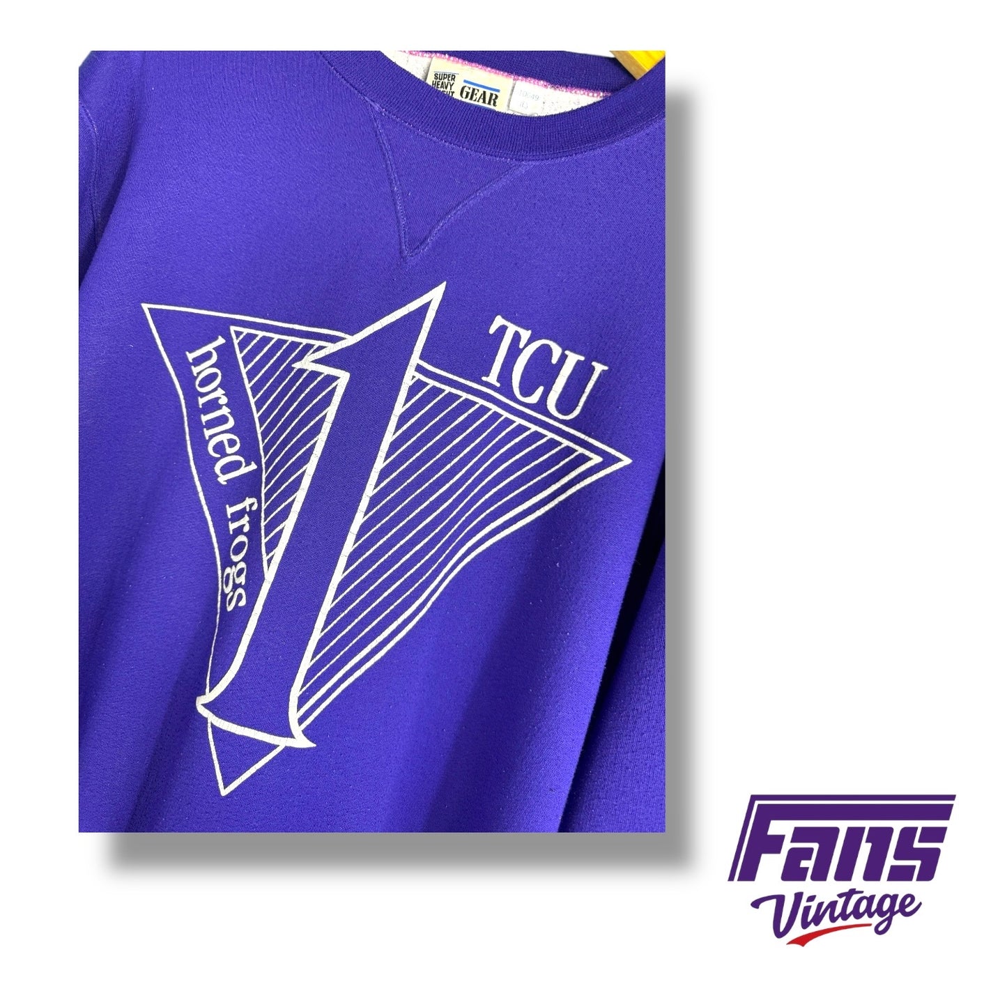 TCU 90s Vintage Custom Crewneck Sweatshirt