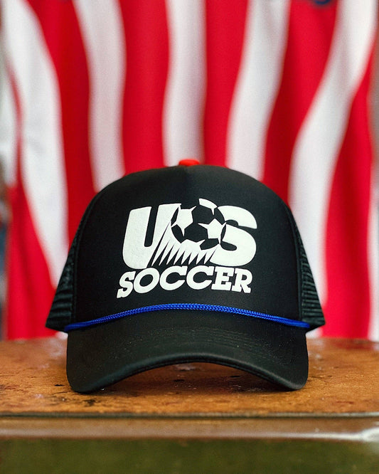 US Soccer Retro 1993 Foam Trucker Snapback - Black / White