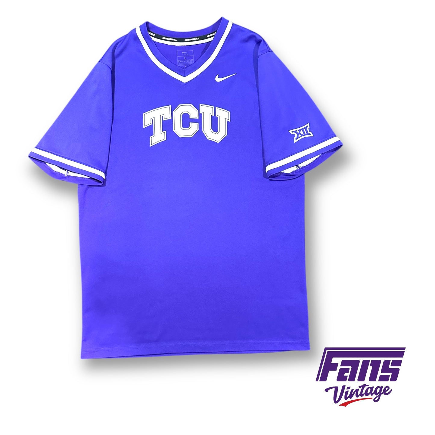 2022 TCU Baseball Game Worn Jersey - CWS Season Practice Jersey!