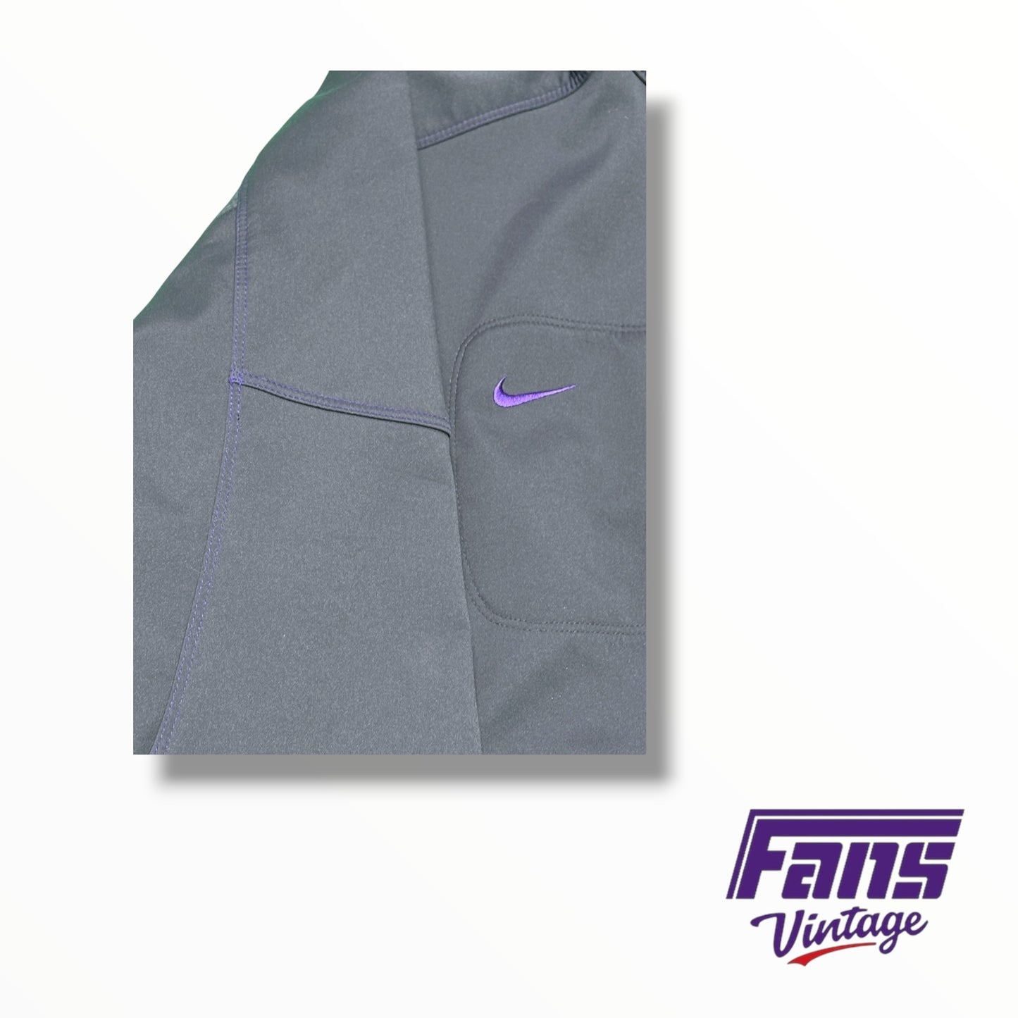 RARE! TCU Nike team issued heavyweight rain gear custom Rose Bowl jacket