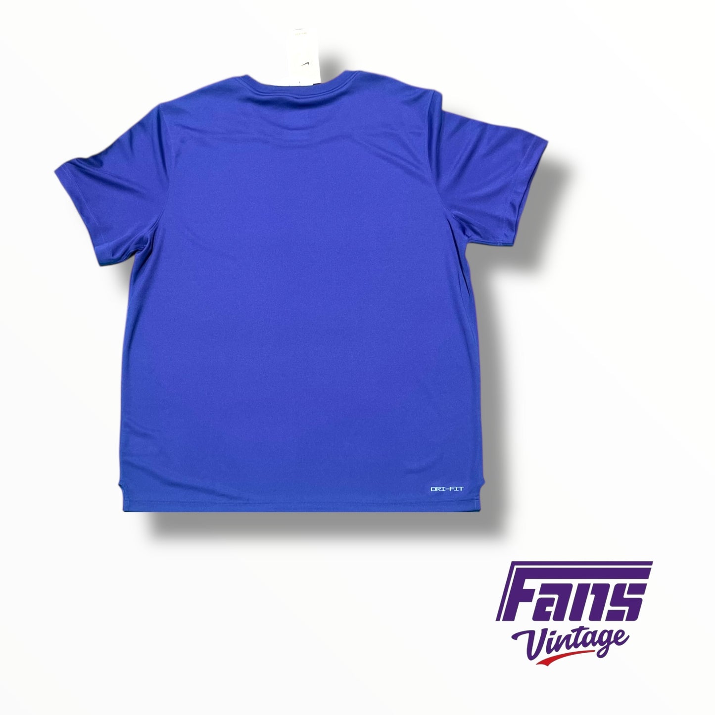 TCU Football Nike Team Issued Purple UPF 40+ Woven Training Shirt