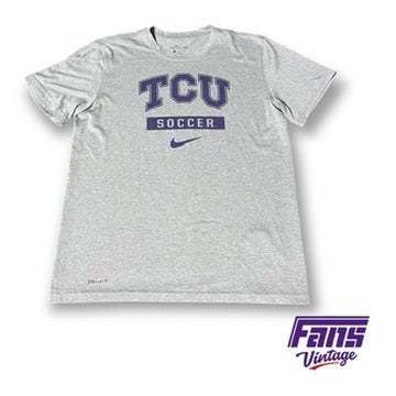 TCU Soccer Team Issue Nike Drifit Training Tee