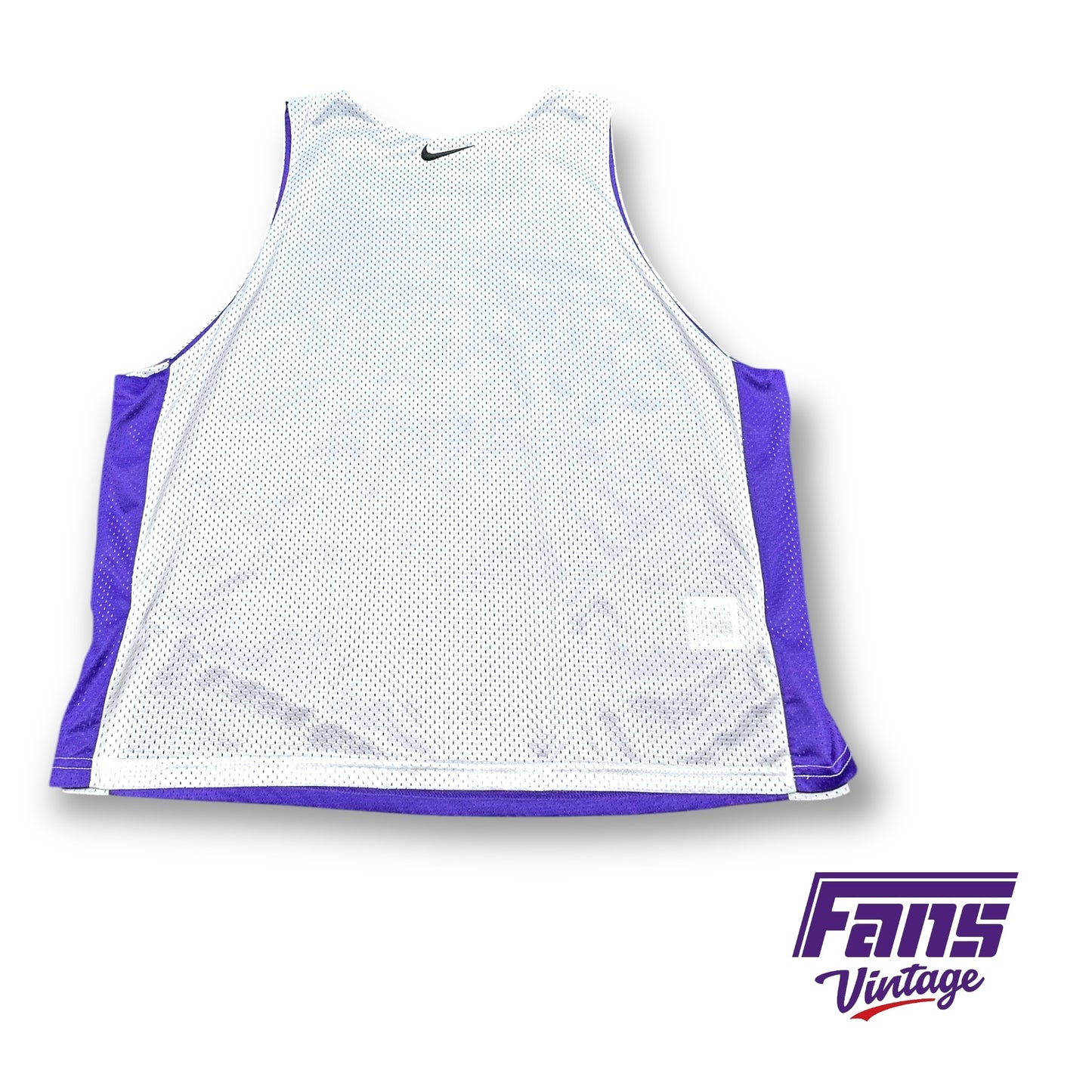 Vintage 2010s Player Issue TCU Lacrosse Nike Practice Jersey - Reversible!