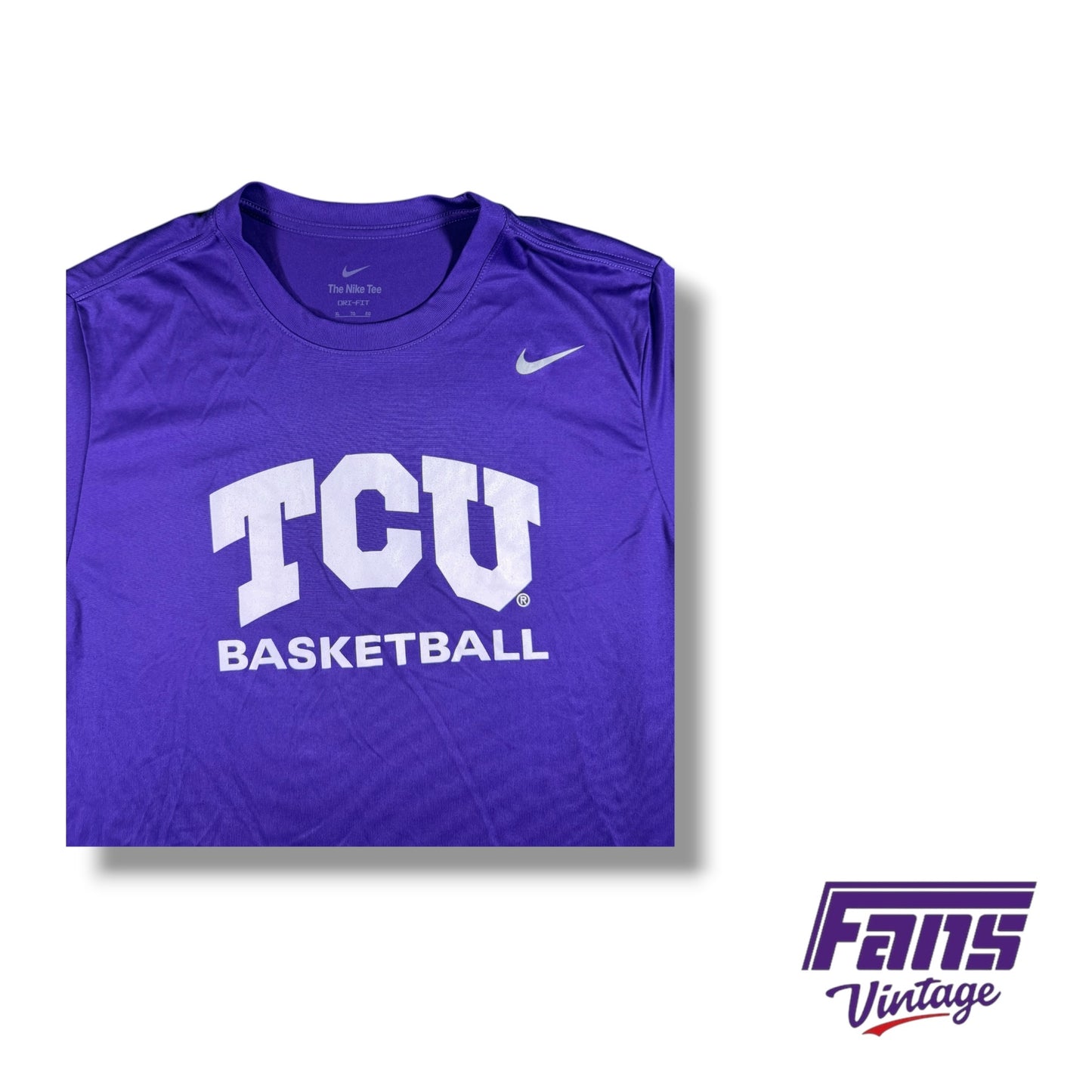 TCU Nike Team Issued Premium Player Issued Basketball Training Tee