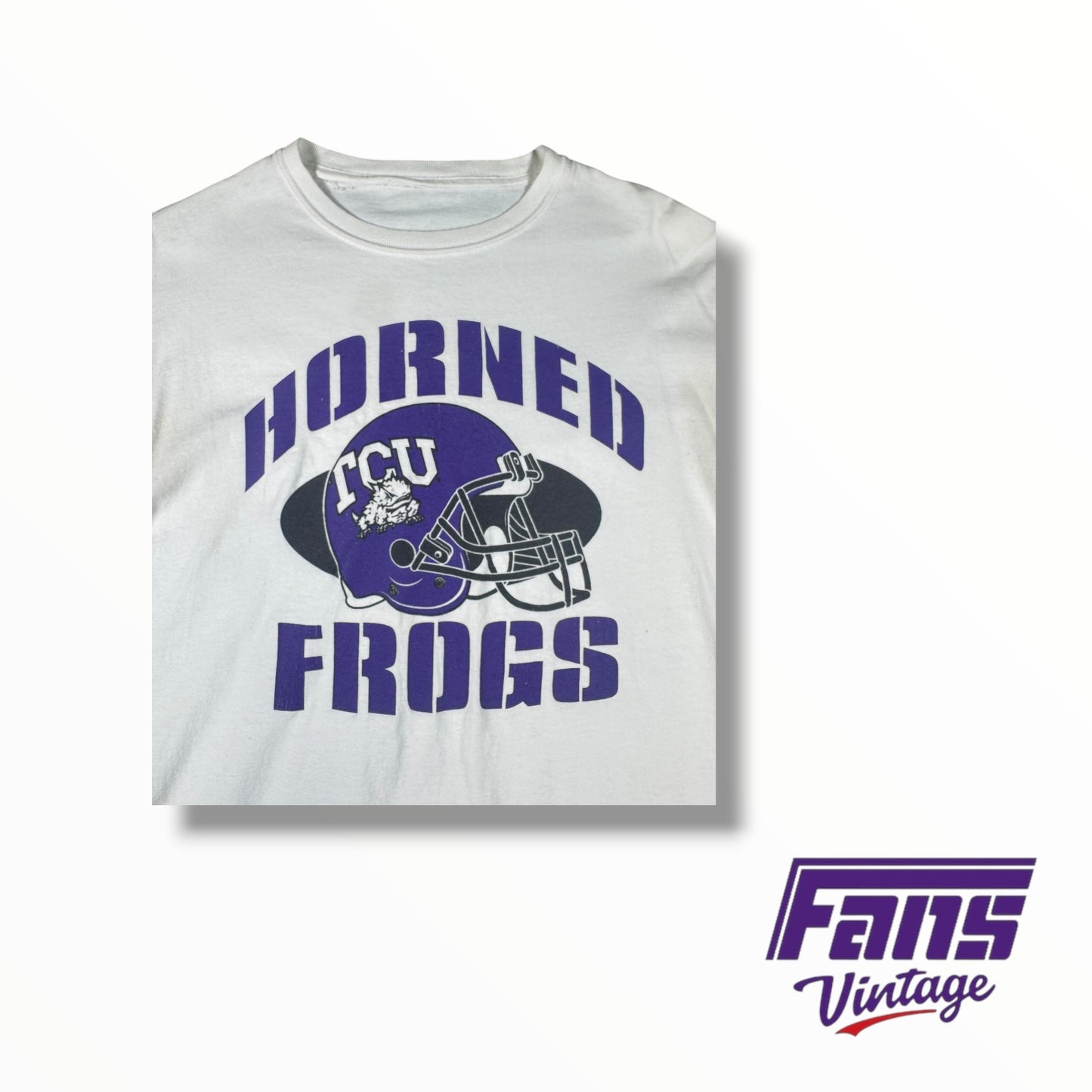 90s Vintage TCU Football Tee