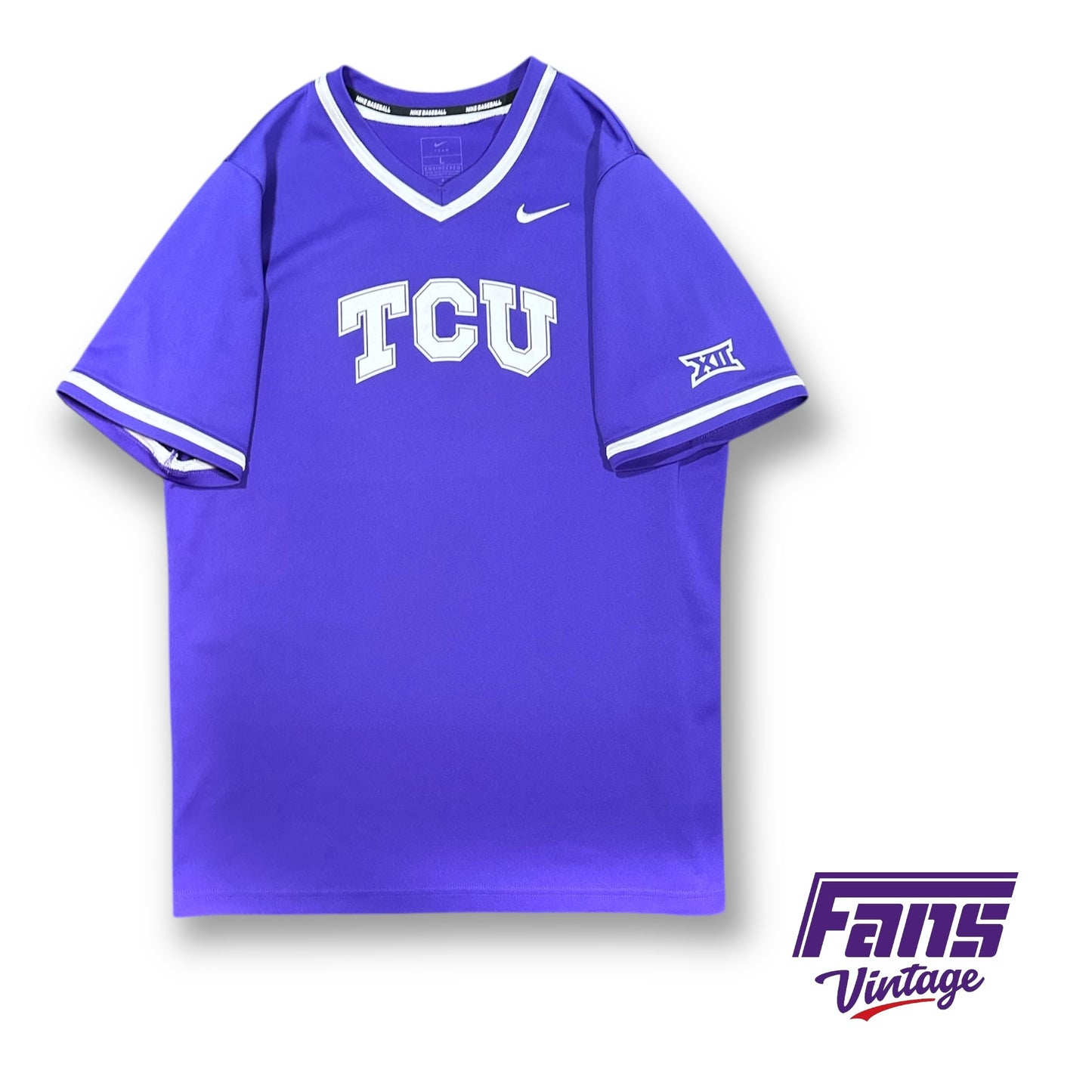 2022 TCU Baseball Game Worn Jersey - CWS Season Practice Jersey!