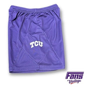 TCU Nike Basketball Team Issue Training Shorts