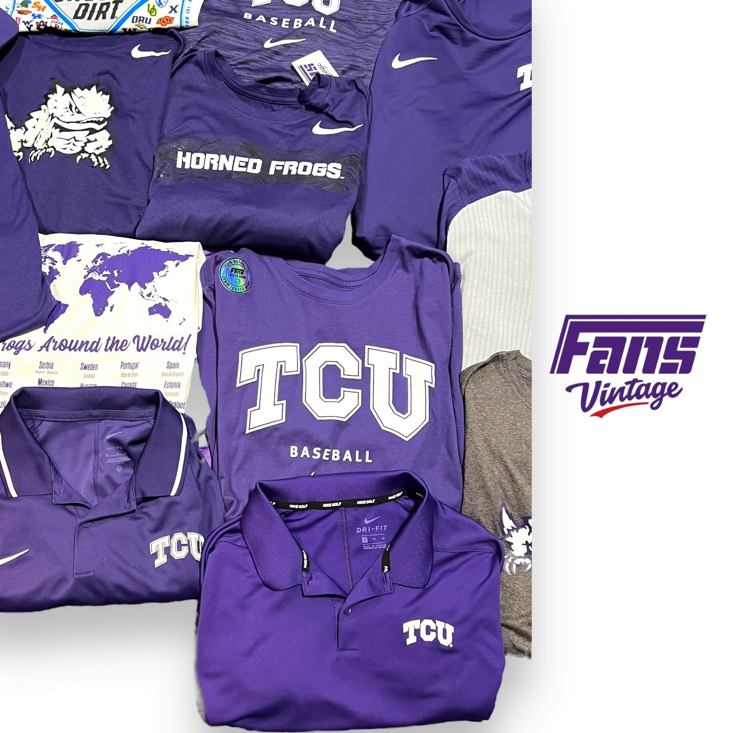 TCU Baseball Team Exclusive Bundle #2 - Size Adult XL