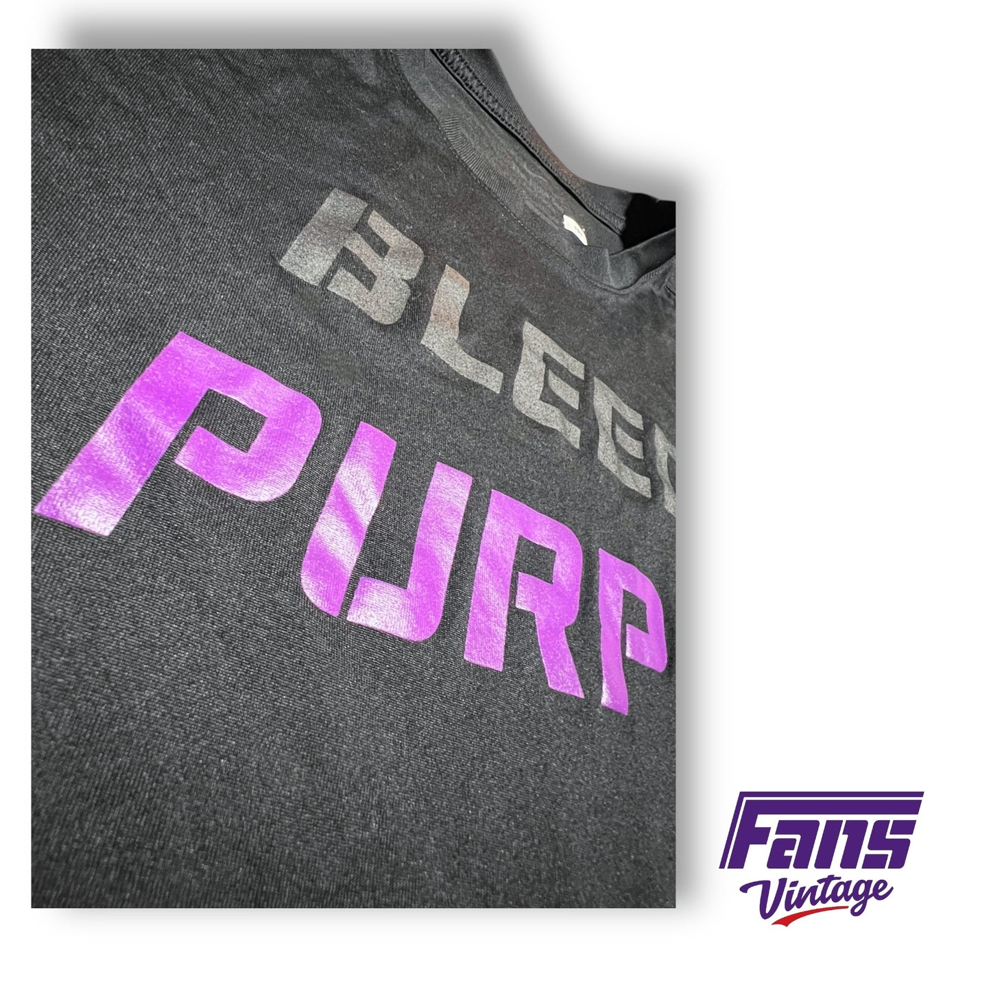 TCU Football “Bleed Purple” Team Exclusive Nike Premium Training Drifit Shirt