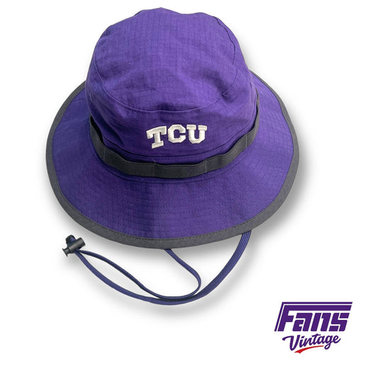 TCU Dri Fit Team Issued Purple Nike Bucket Hat