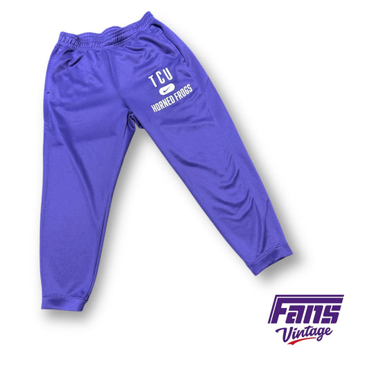 TCU Nike Basketball Team Issue Training and Travel Tapered Sweatpants