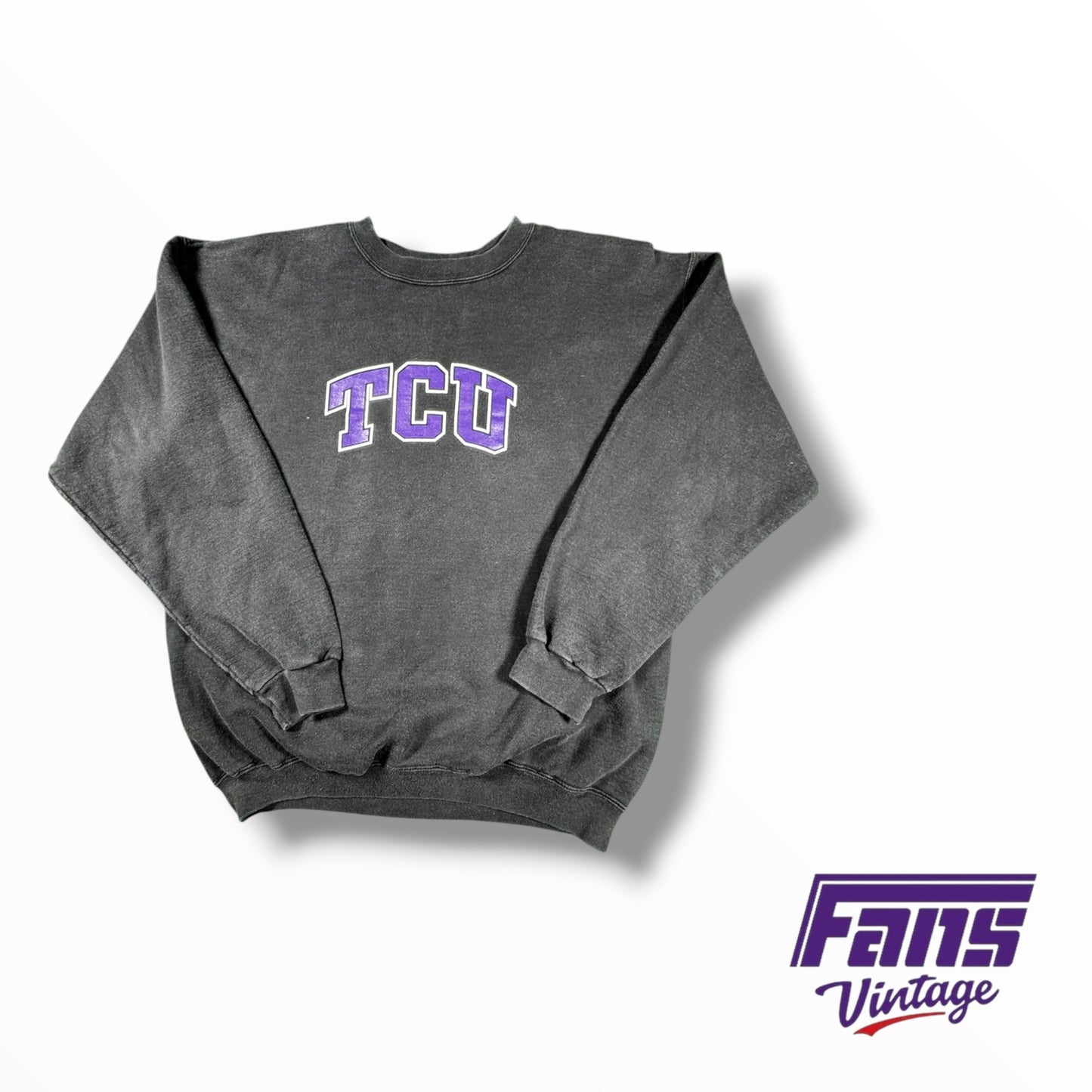 Vintage TCU Women’s Basketball Heavyweight Style Crewneck - Rare!